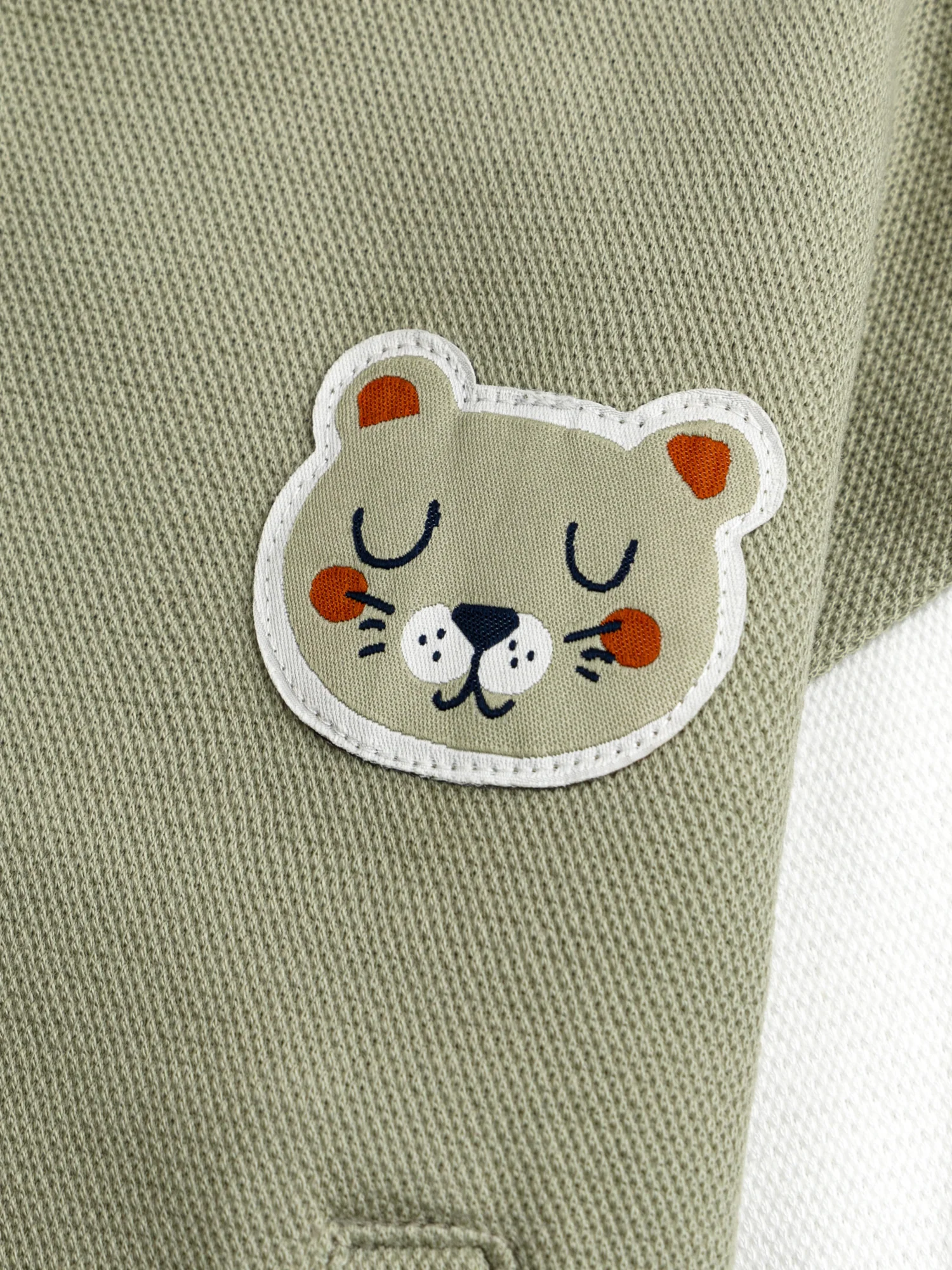 Gilet sporty kaki tigre pour bébé garçon - Image 5