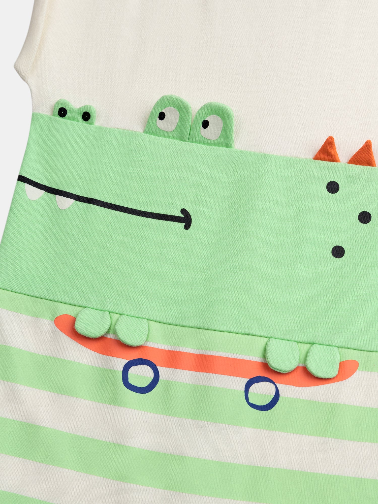 Grenouillère à motif "Crocodile Skateur" pour bébé garçon - Image 2