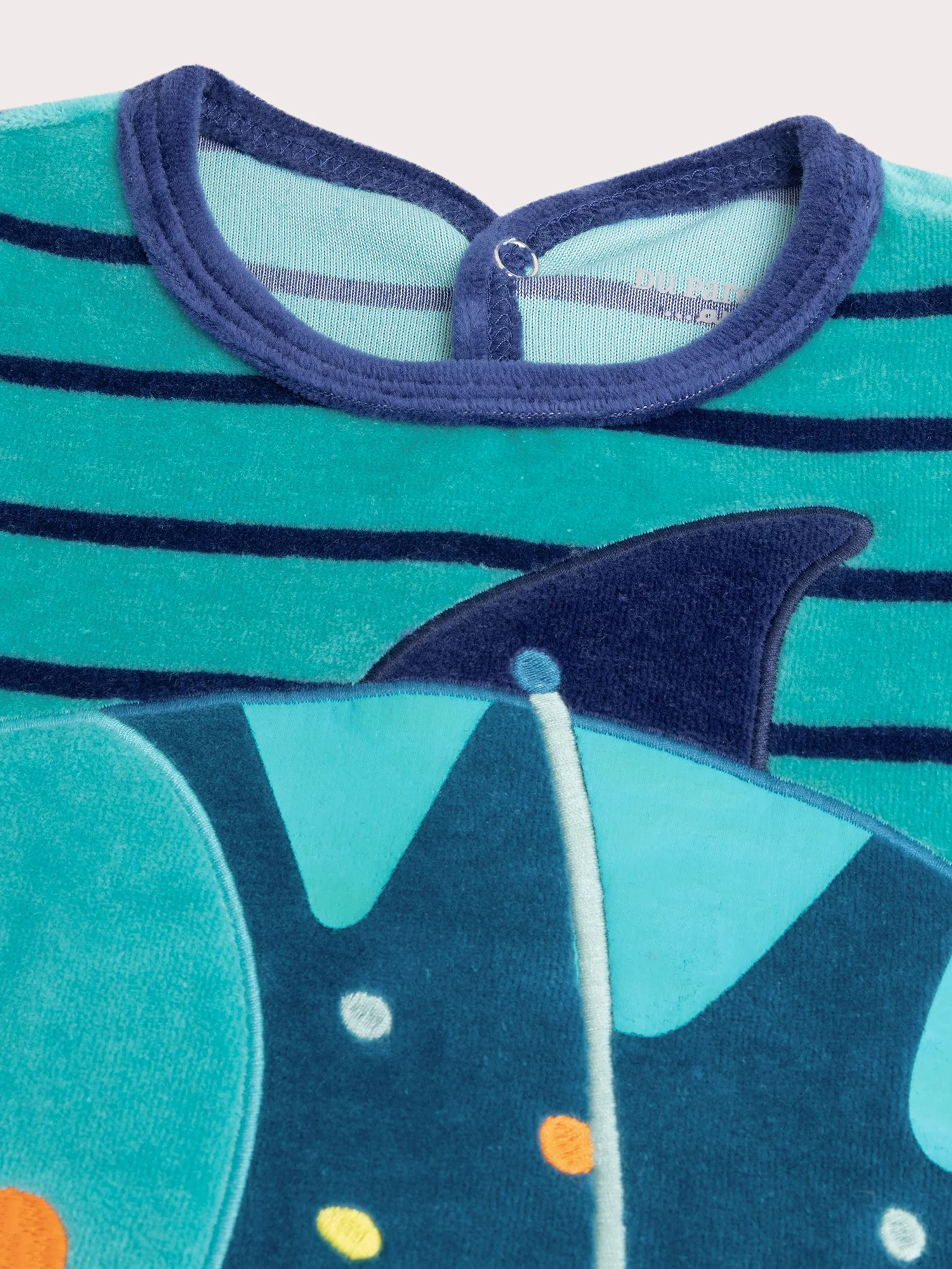 Grenouillere bleue pour bébé garçon - Image 3
