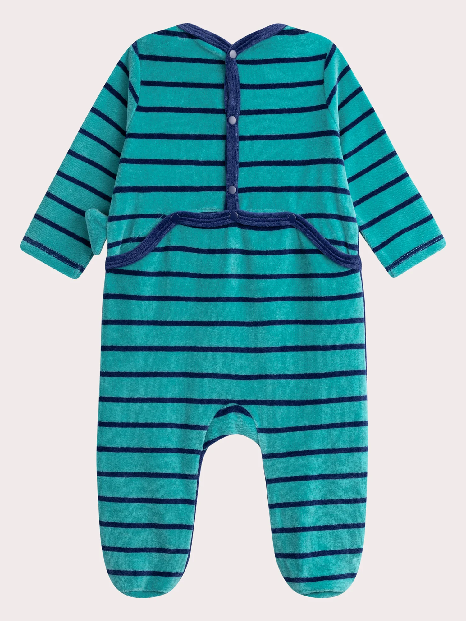 Grenouillere bleue pour bébé garçon - Image 4