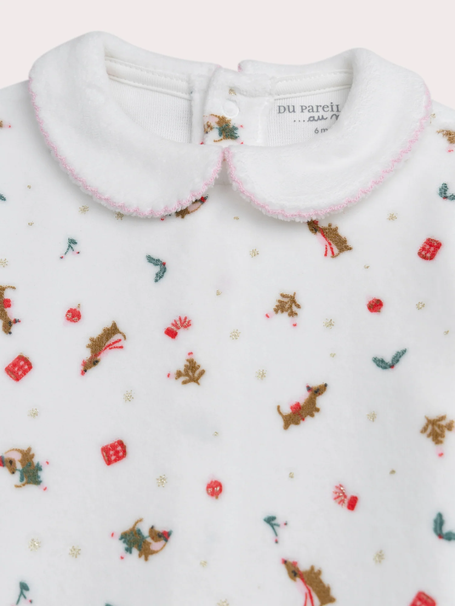 Grenouillère de Noël pour bébé fille - Image 2