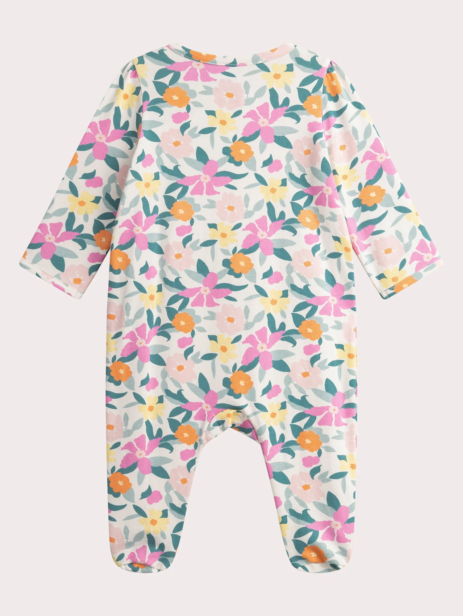 Grenouillere imprimée écru pour bébé fille - Image 3
