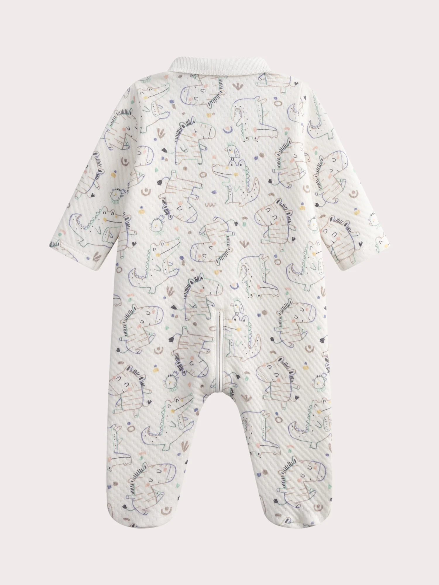 Grenouillère naissance imprimée fantaisie garçon - Image 3