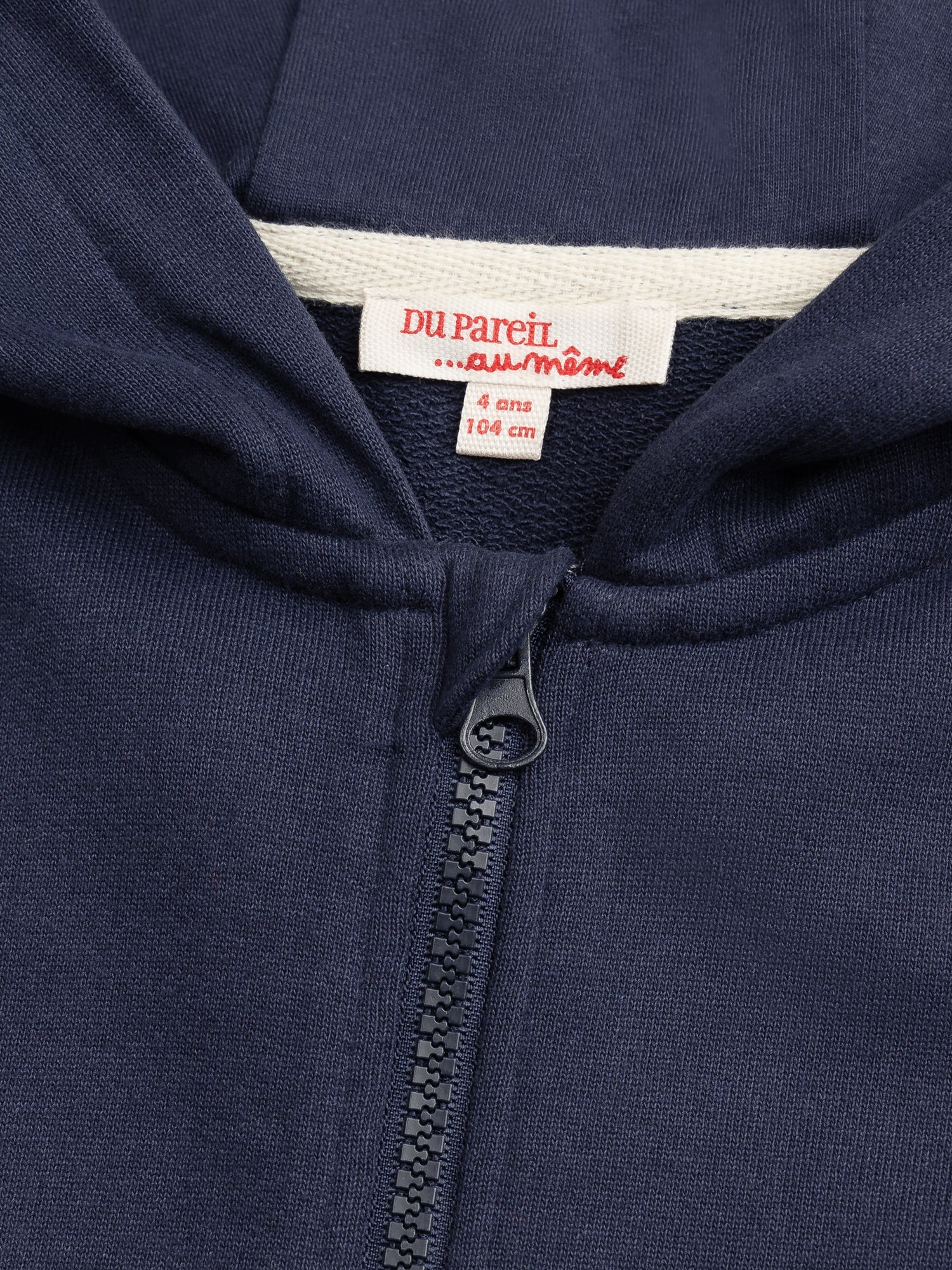 Haut de jogging bleu foncé à capuche pour garçon - Image 3
