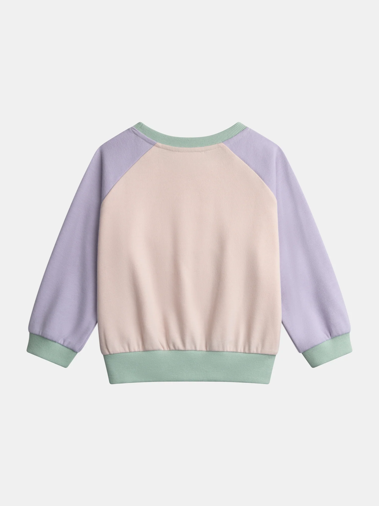 Haut de jogging colo block animation bonjour pour fille - Image 4