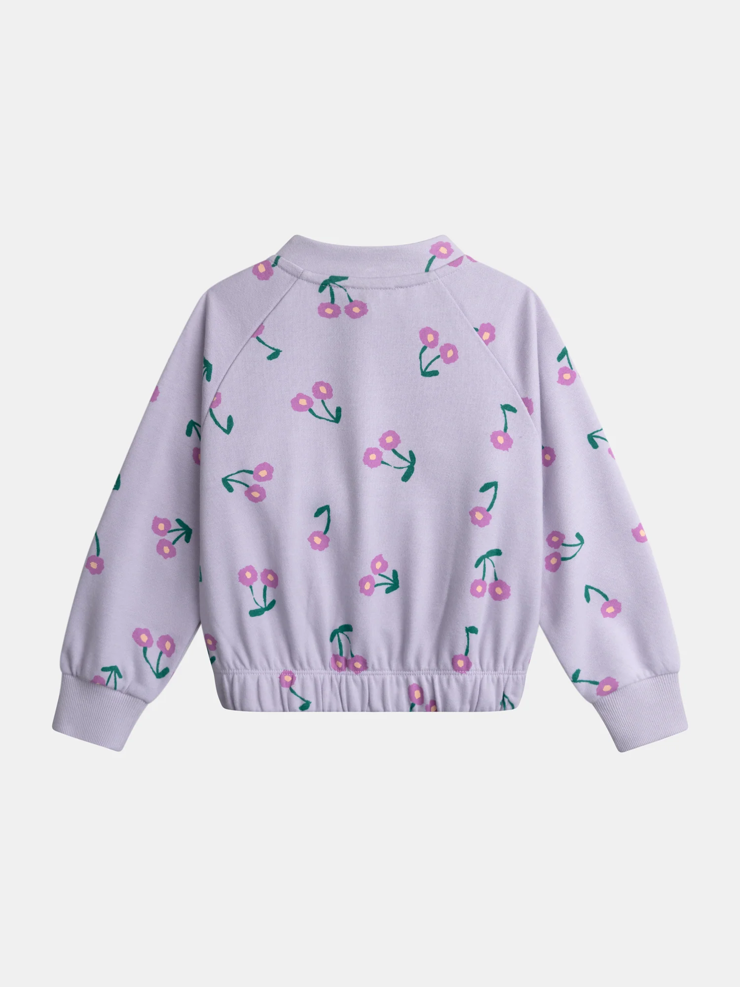Haut de jogging violet imprimé fleurs pour fille - Image 4