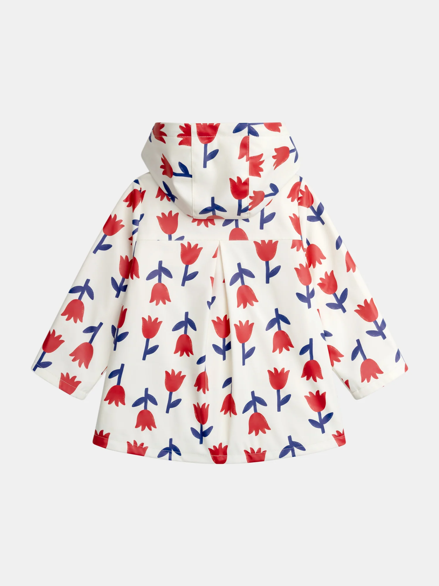 Imperméable écru à imprimé fleurs pour fille - Image 7