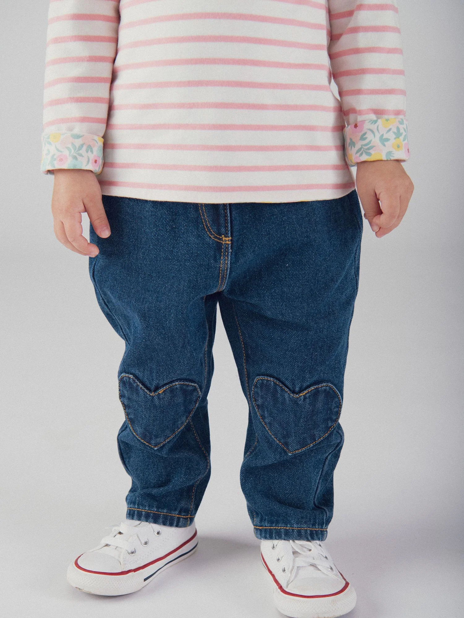Jean bleu pour bébé fille - Image 3