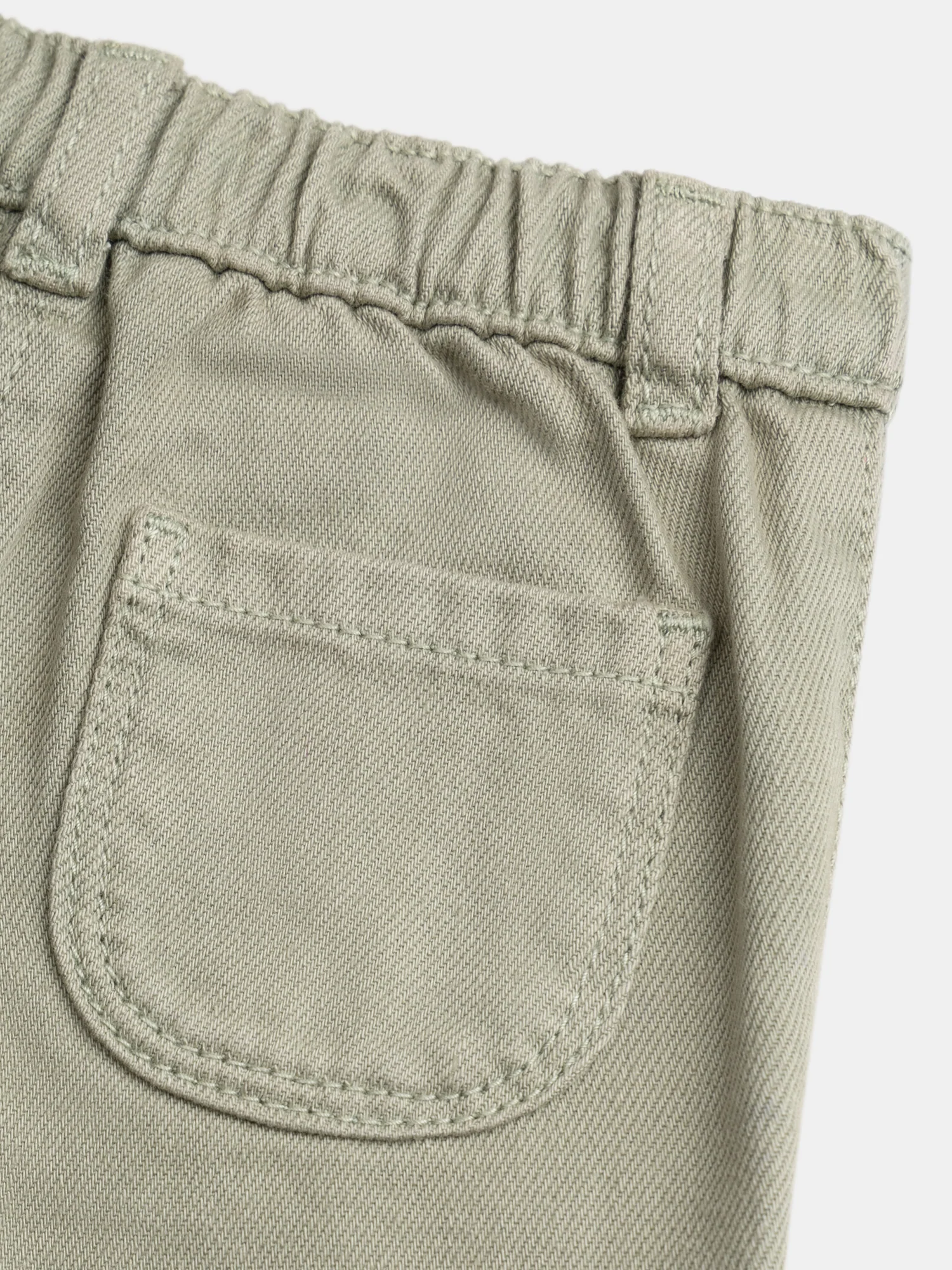 Jean coloré avec broderie fleurs pour bébé fille - Image 5