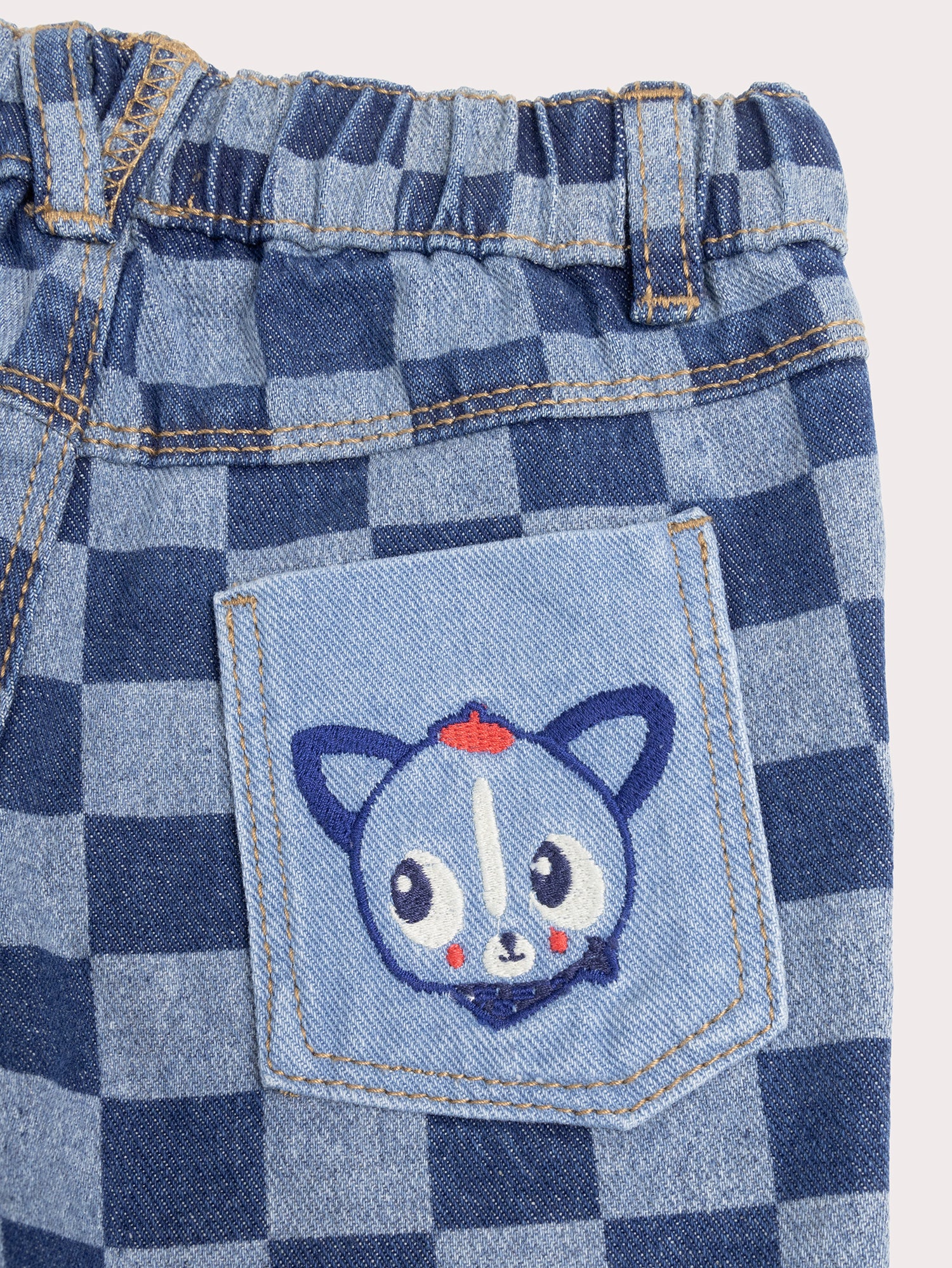 Jean imprimé bleu pour bébé garçon - Image 3