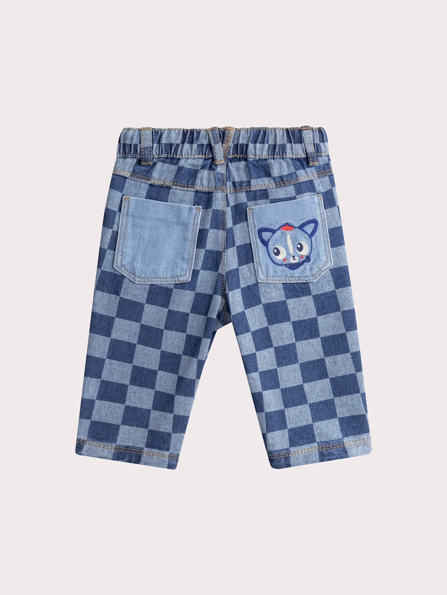 Jean imprimé bleu pour bébé garçon - Image 4