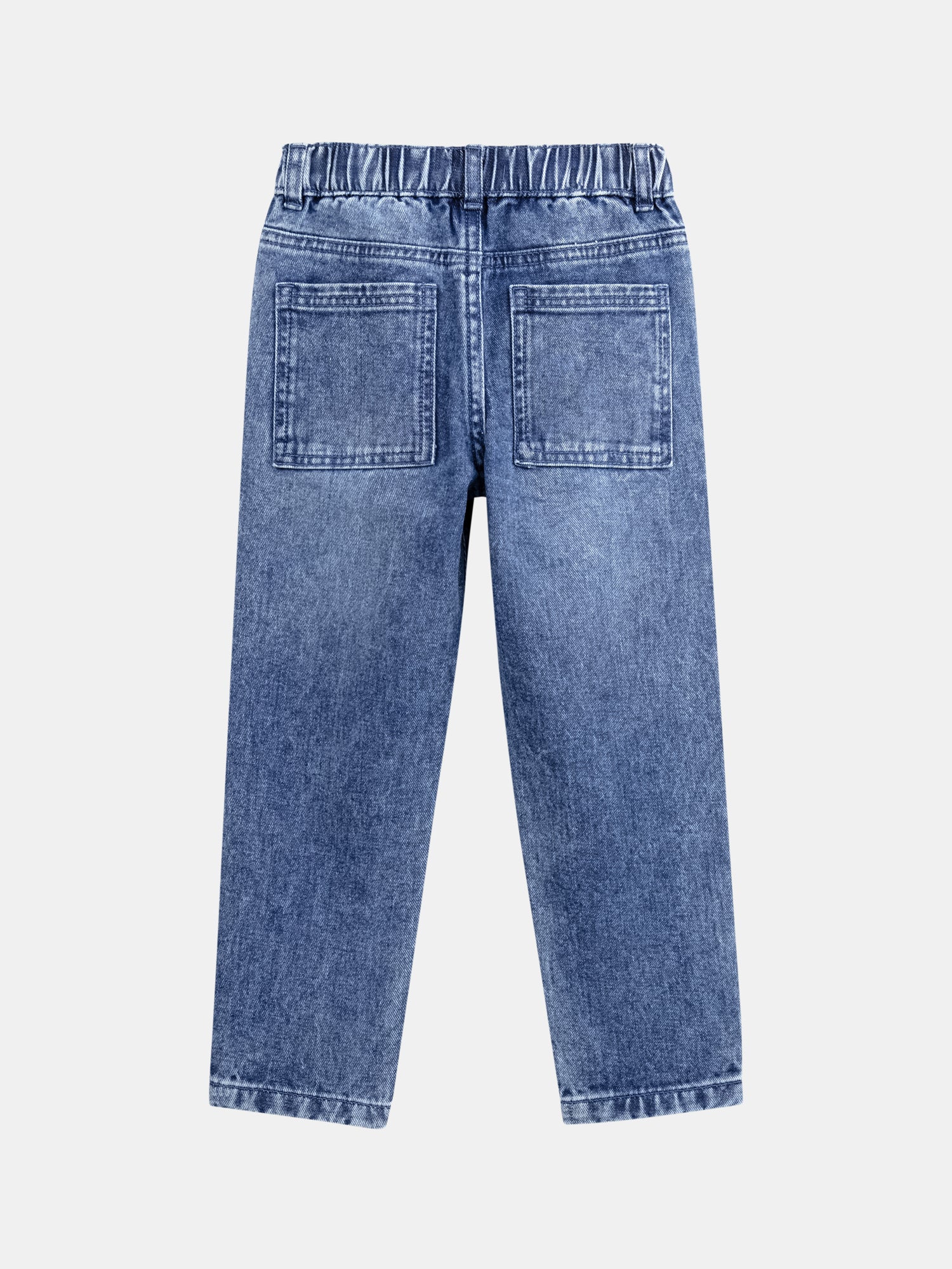 Jean en denim bleu à poches pour garçon - Image 4