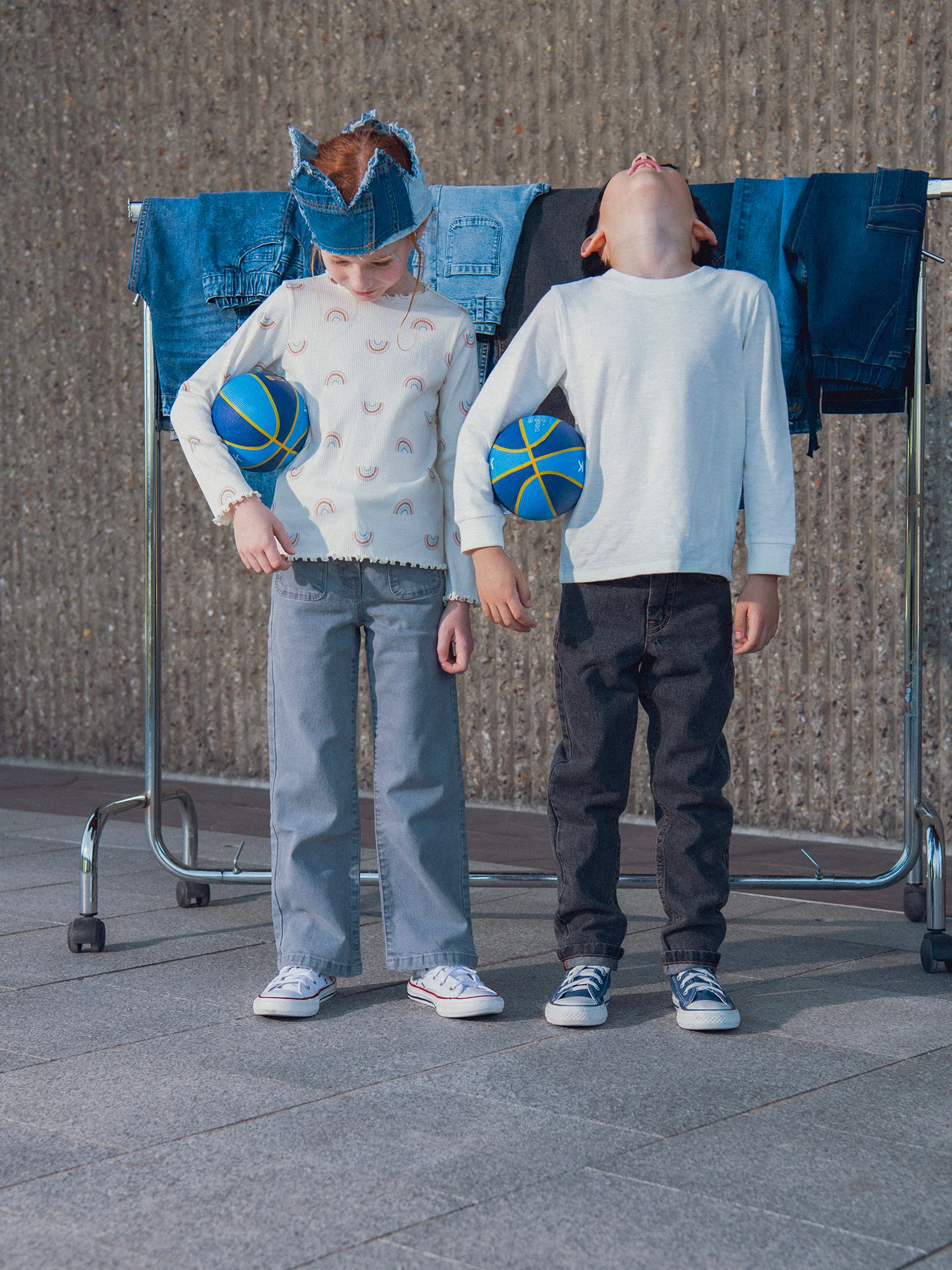 Jean en denim gris pour garçon - Image 3