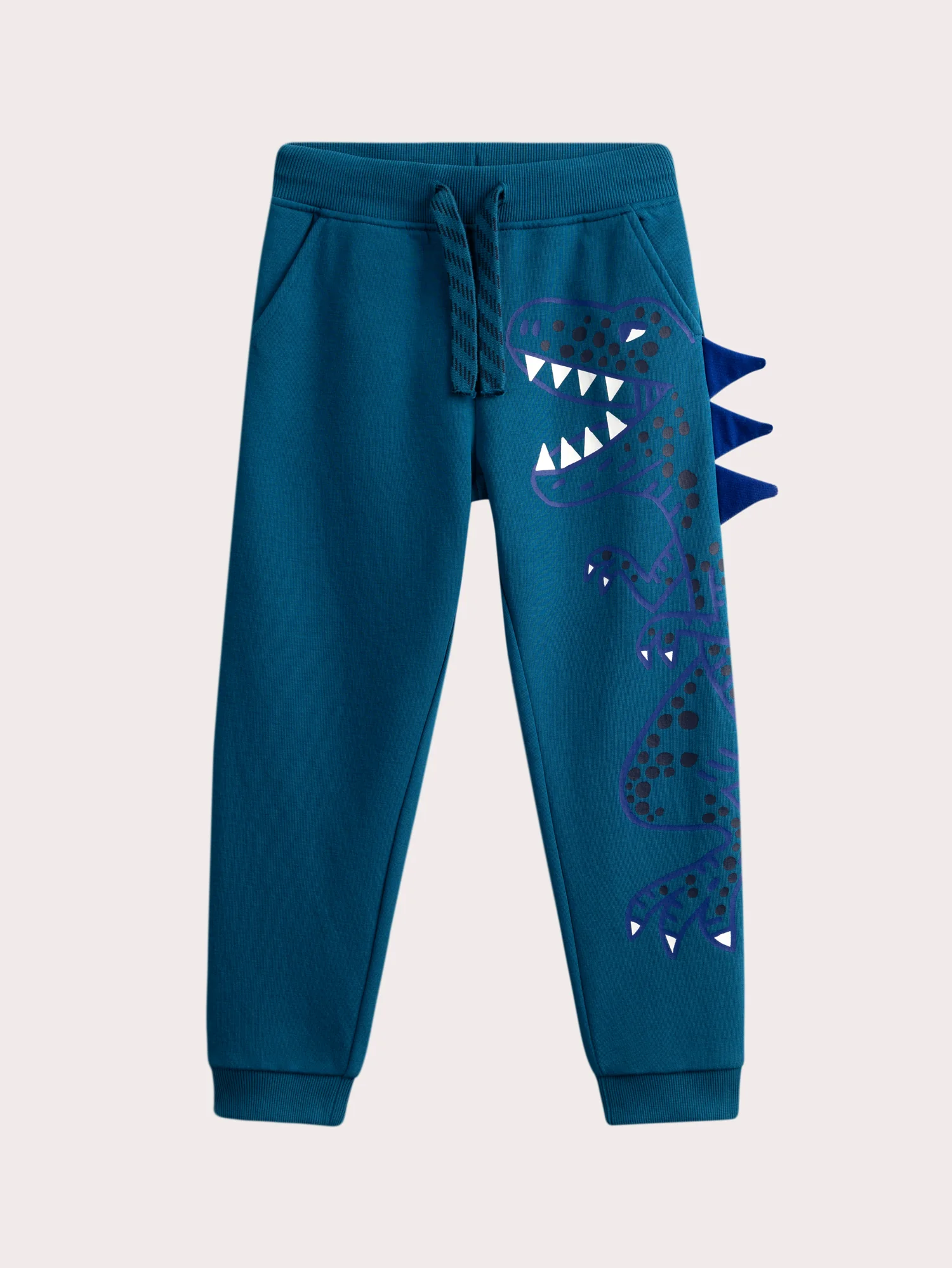 Jogging bleu animation dinosaure