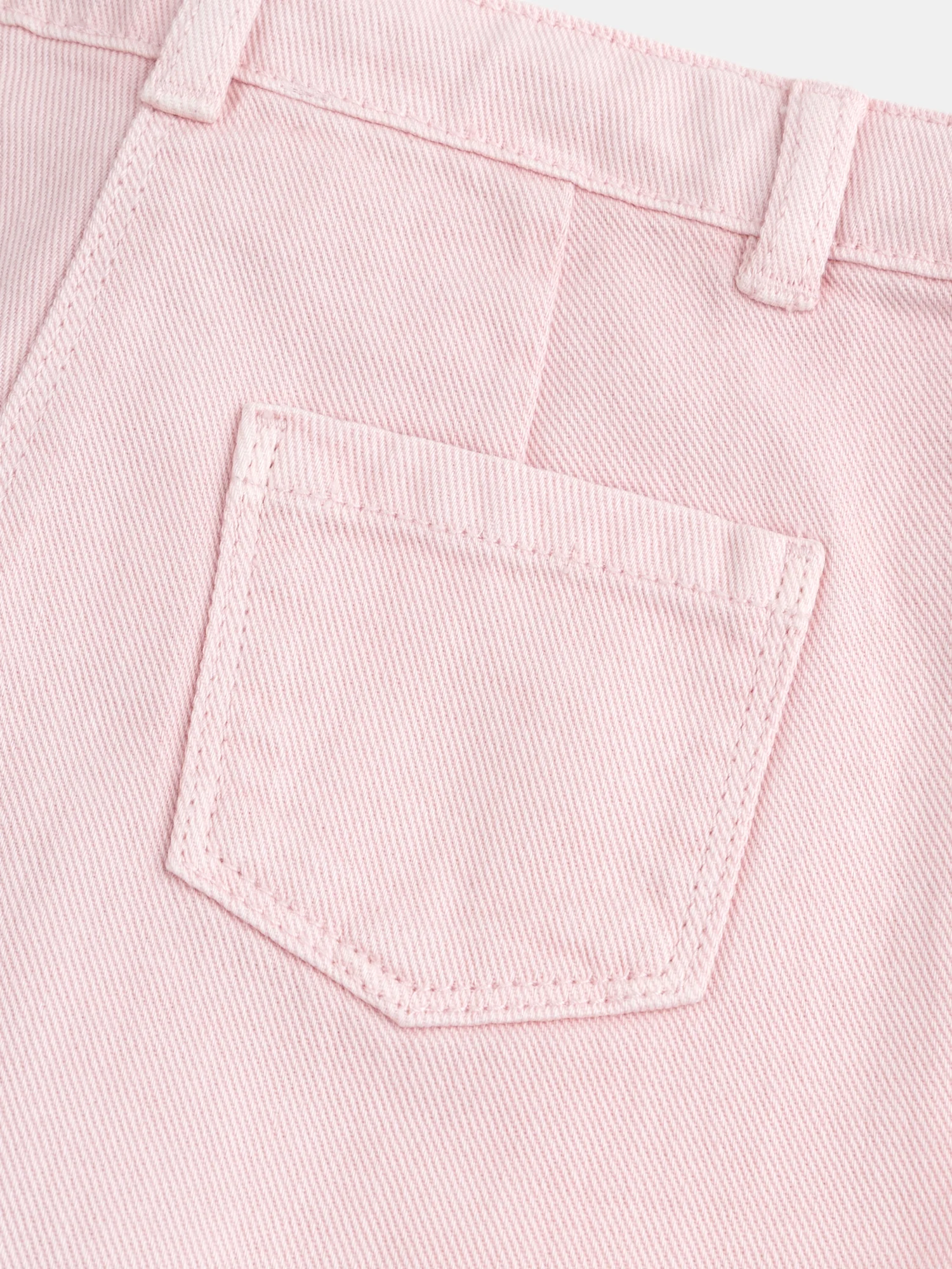 Jupe short rose à poches pour fille - Image 6
