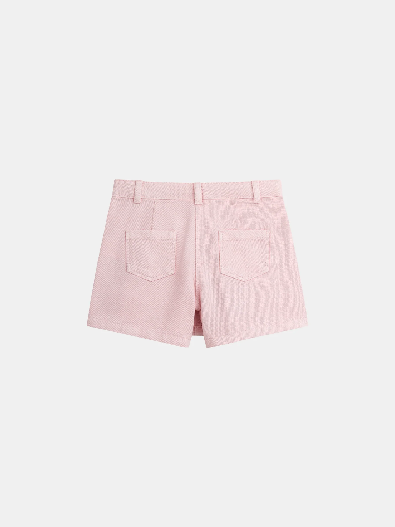 Jupe short rose à poches pour fille - Image 7