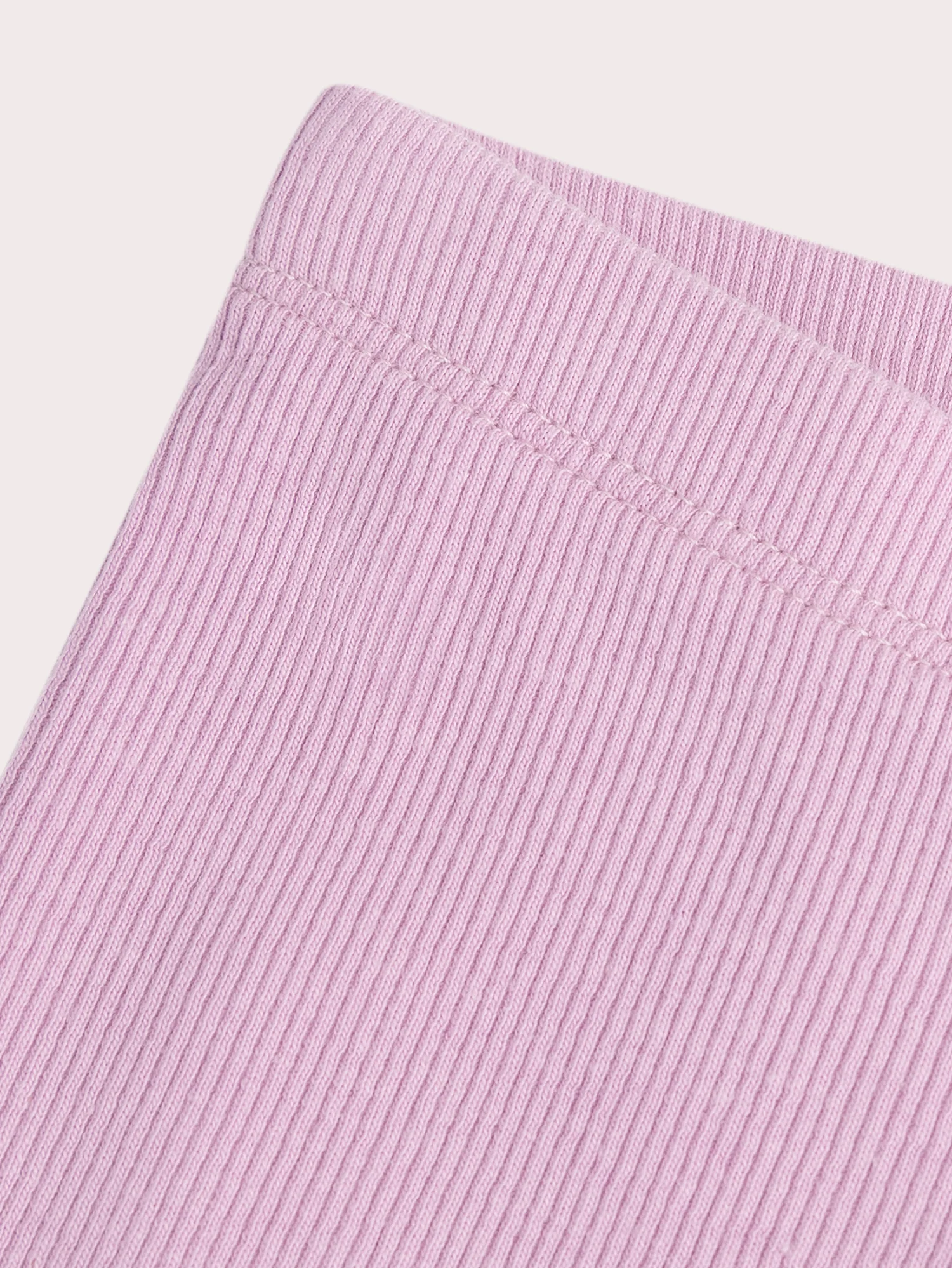 Legging côtelé lilas pour bébé fille - Image 2