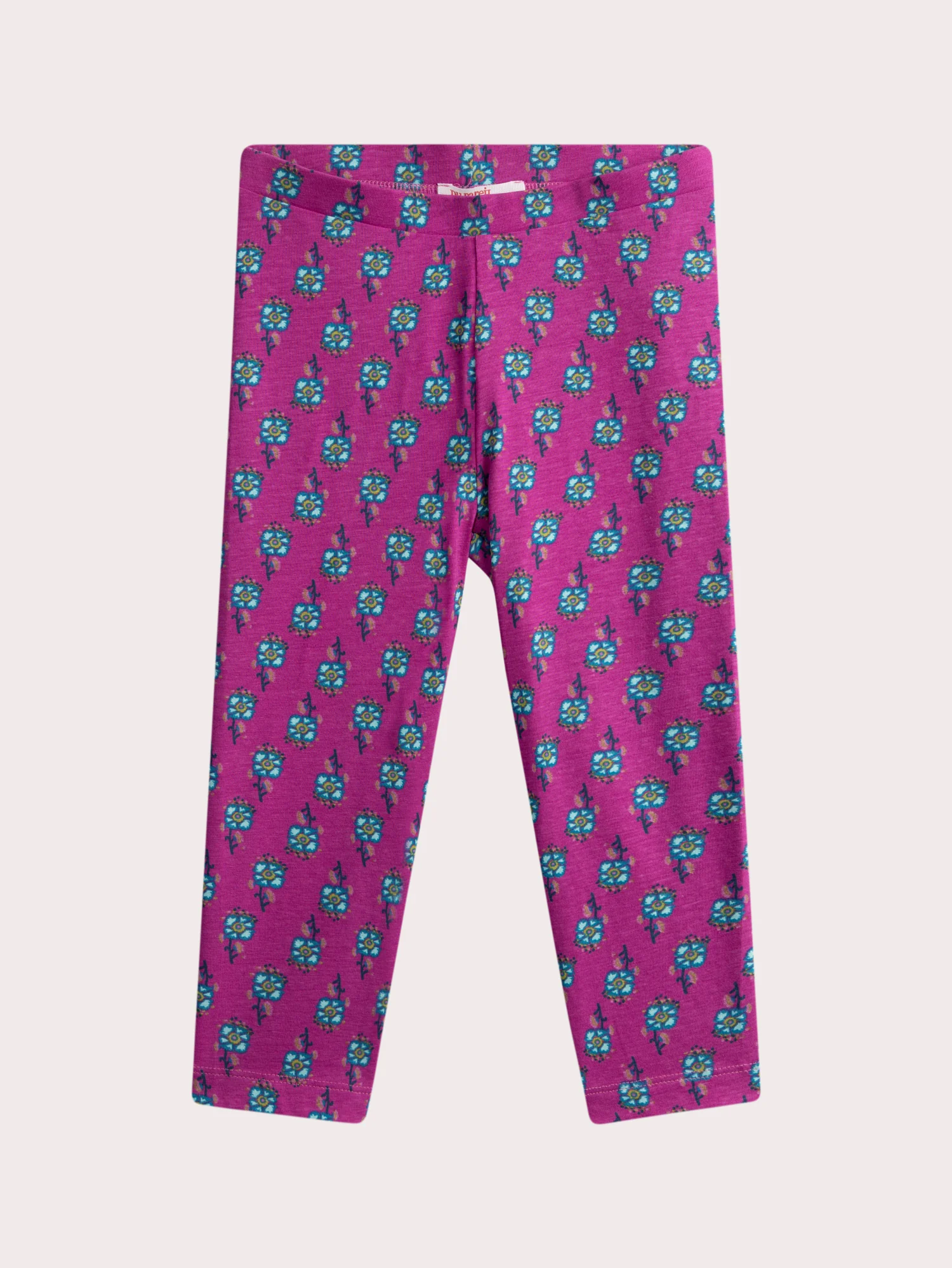 Legging fuschia imprimé fille