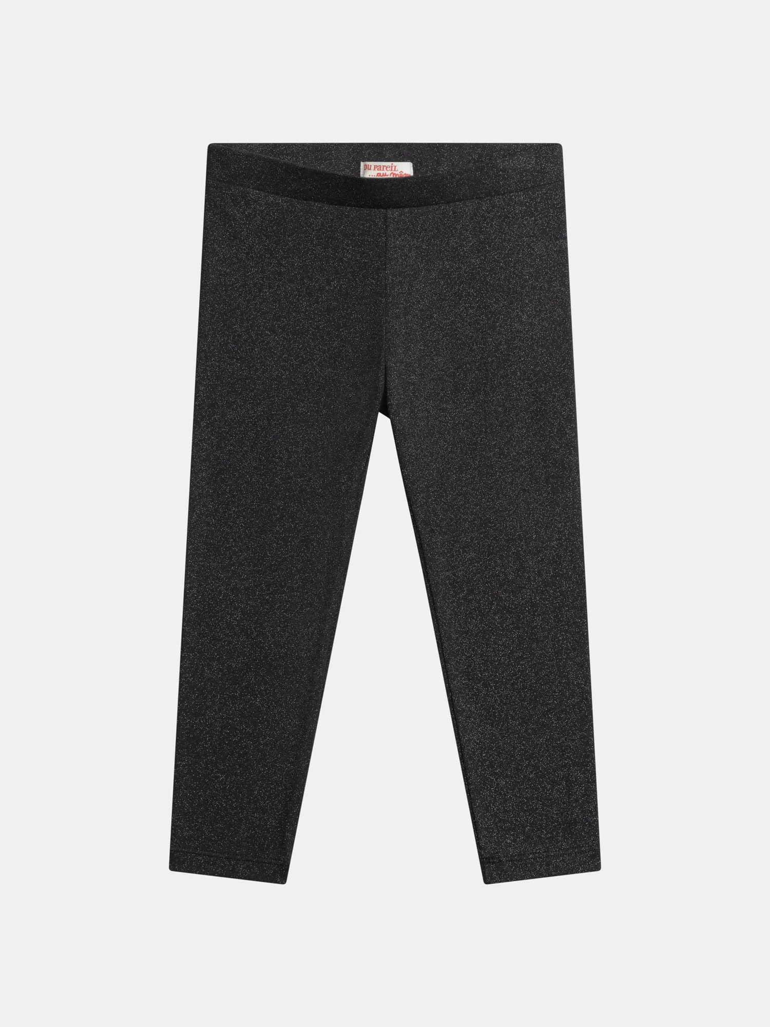 Legging gris foncé pailleté pour fille
