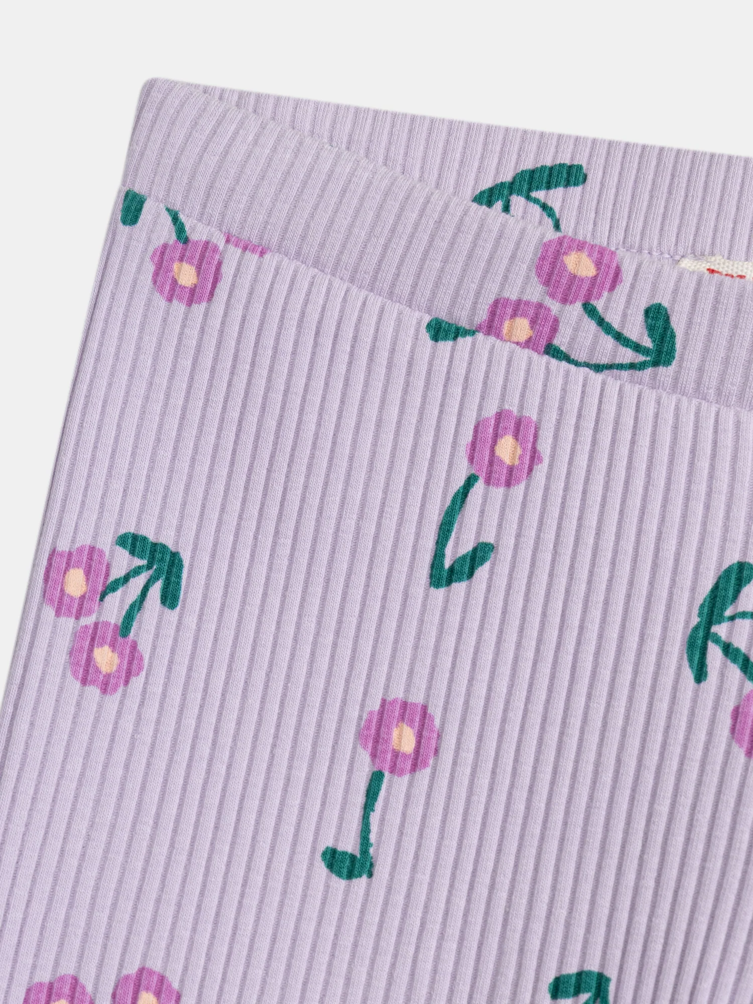Legging lilas à fleurs pour fille - Image 2