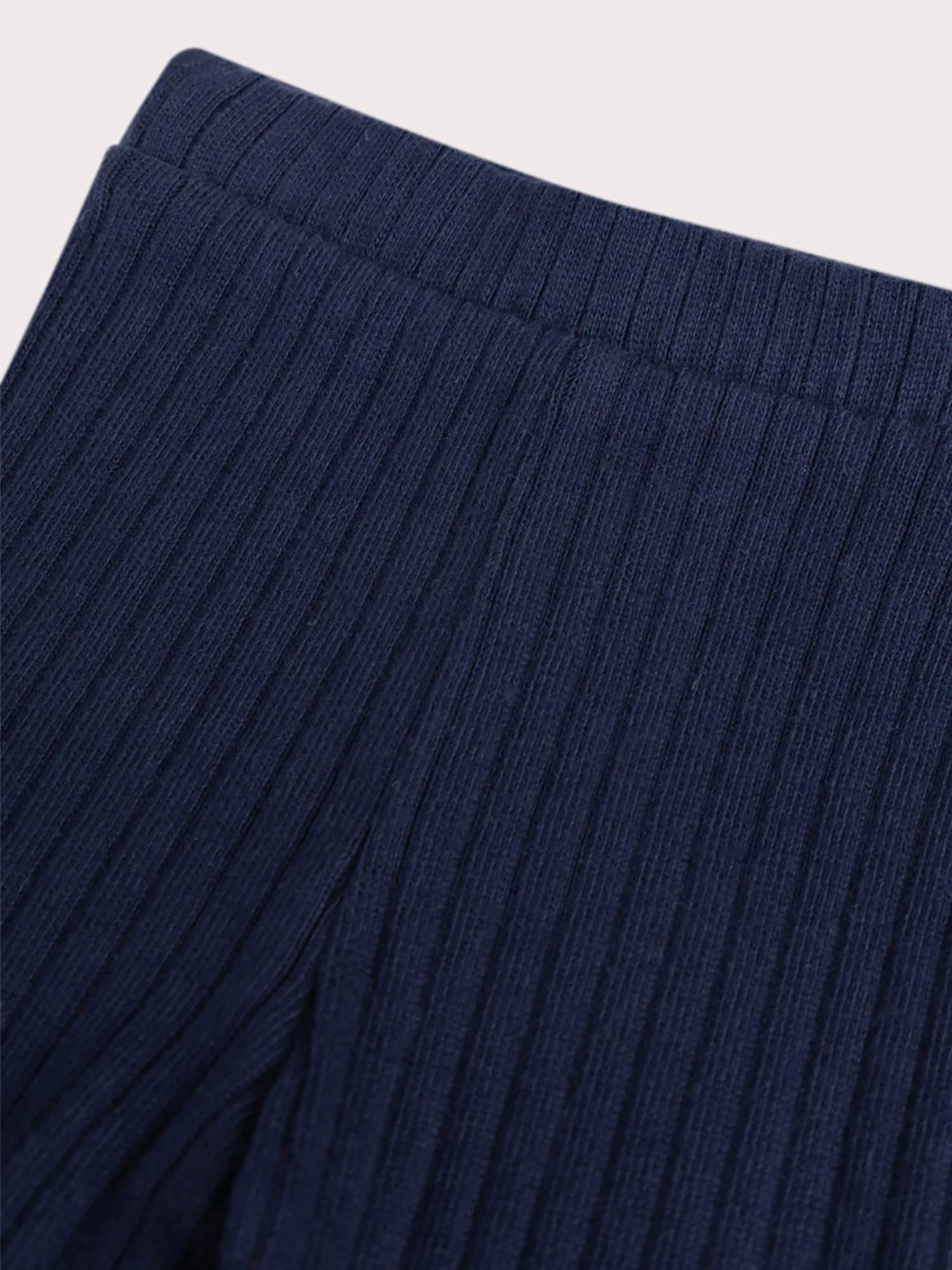 Legging marine en côte pour bébé fille - Image 2