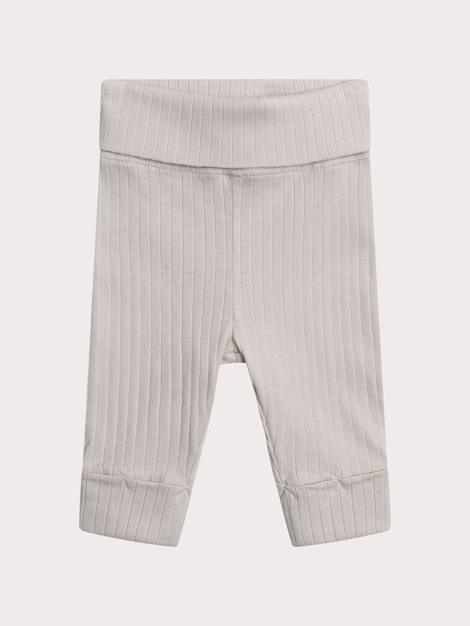 Legging naissance côtelé beige