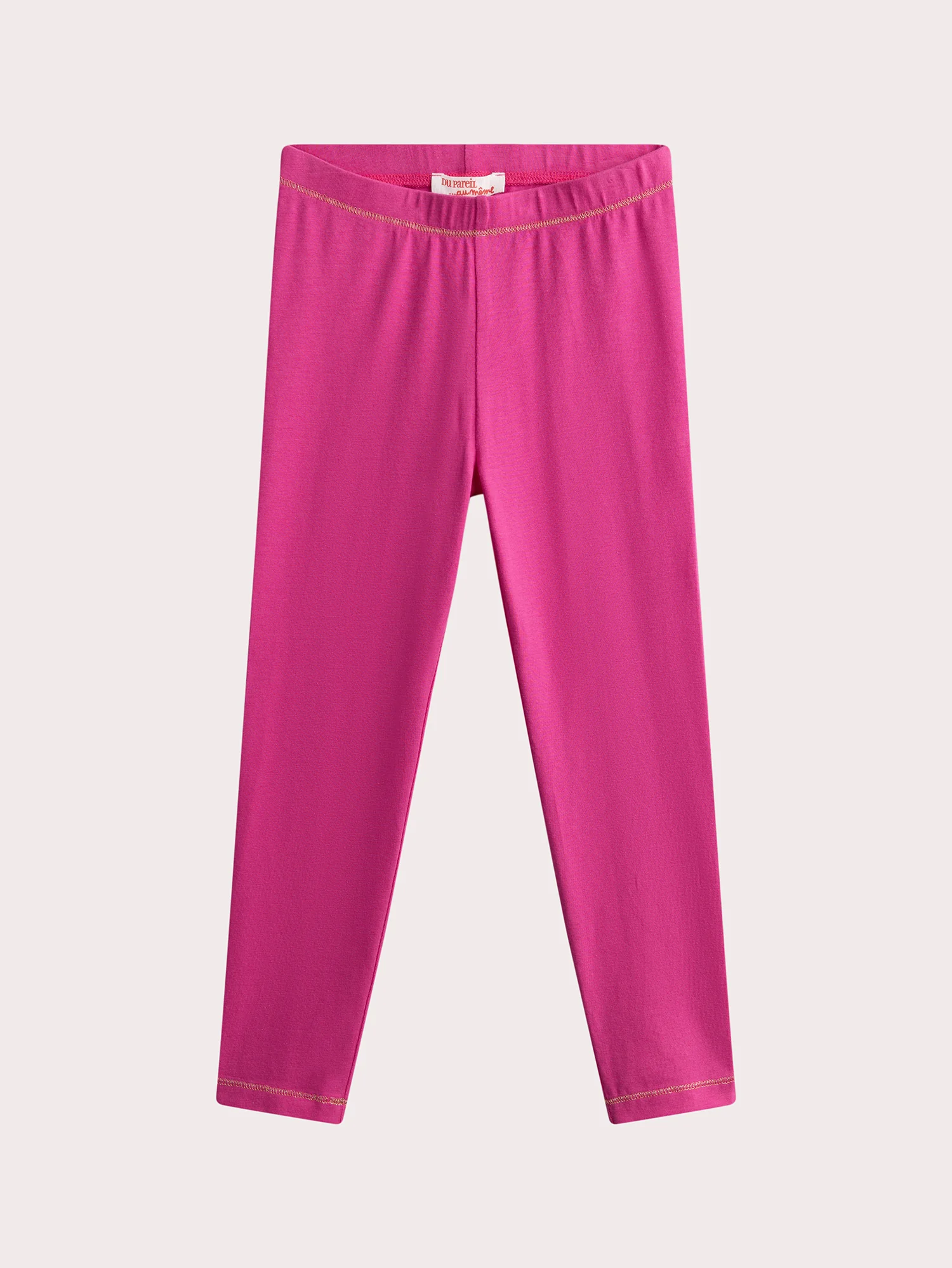 Legging rose clair à imprimé fleuri pour fille
