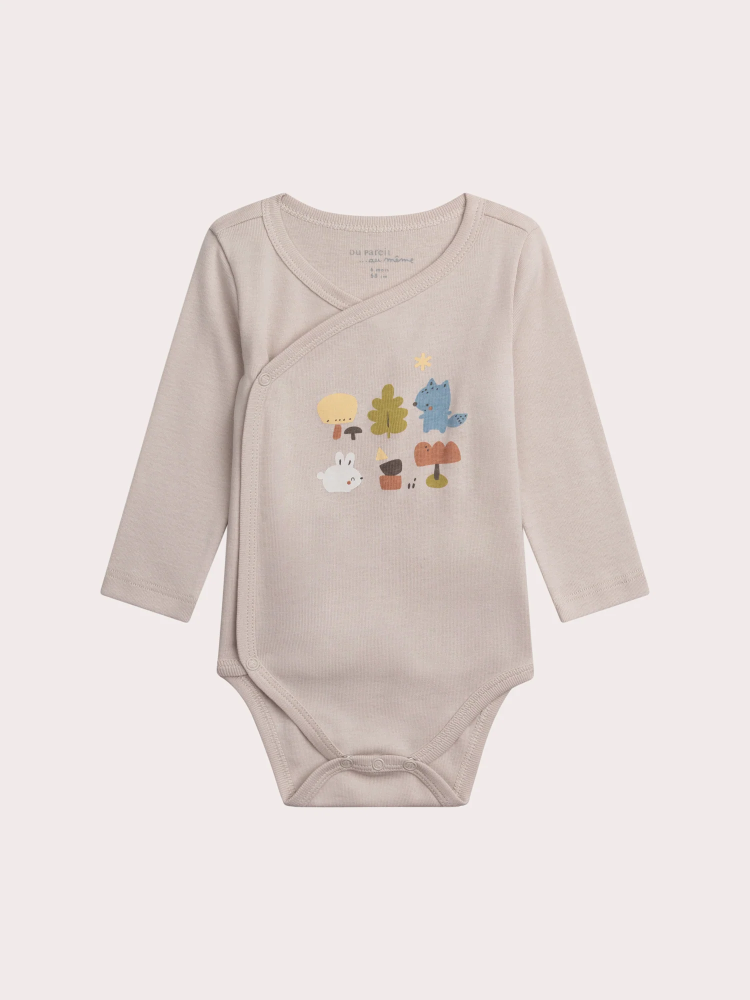 Lot de 2 bodies de naissance motif fantaisie pour bébé garçon - Image 5