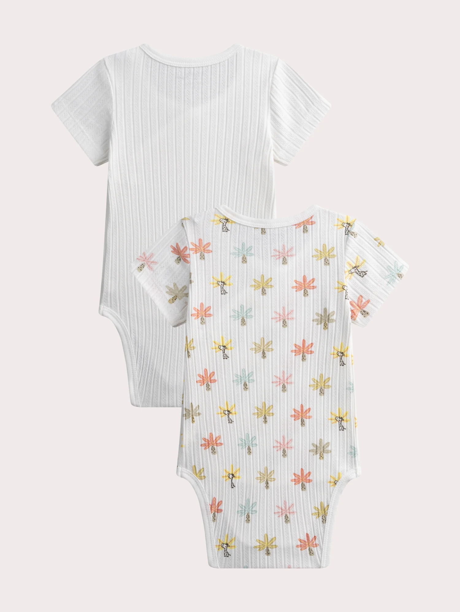 Lot de 2 bodies manches courtes naissance fille - Image 2