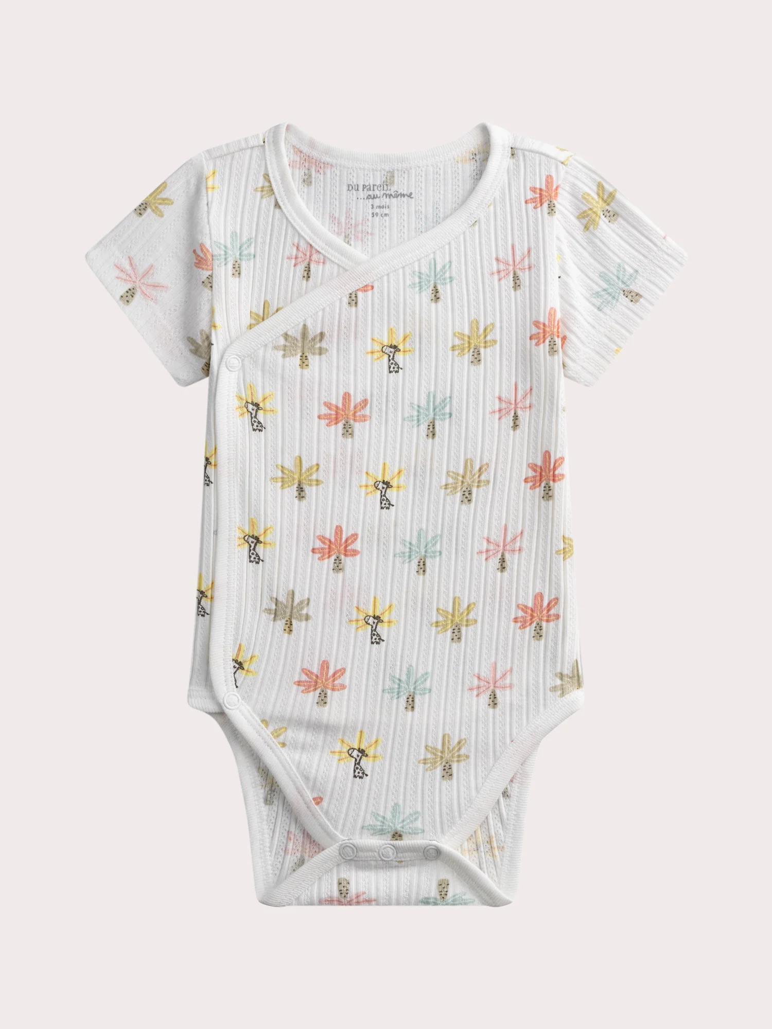 Lot de 2 bodies manches courtes naissance fille - Image 3