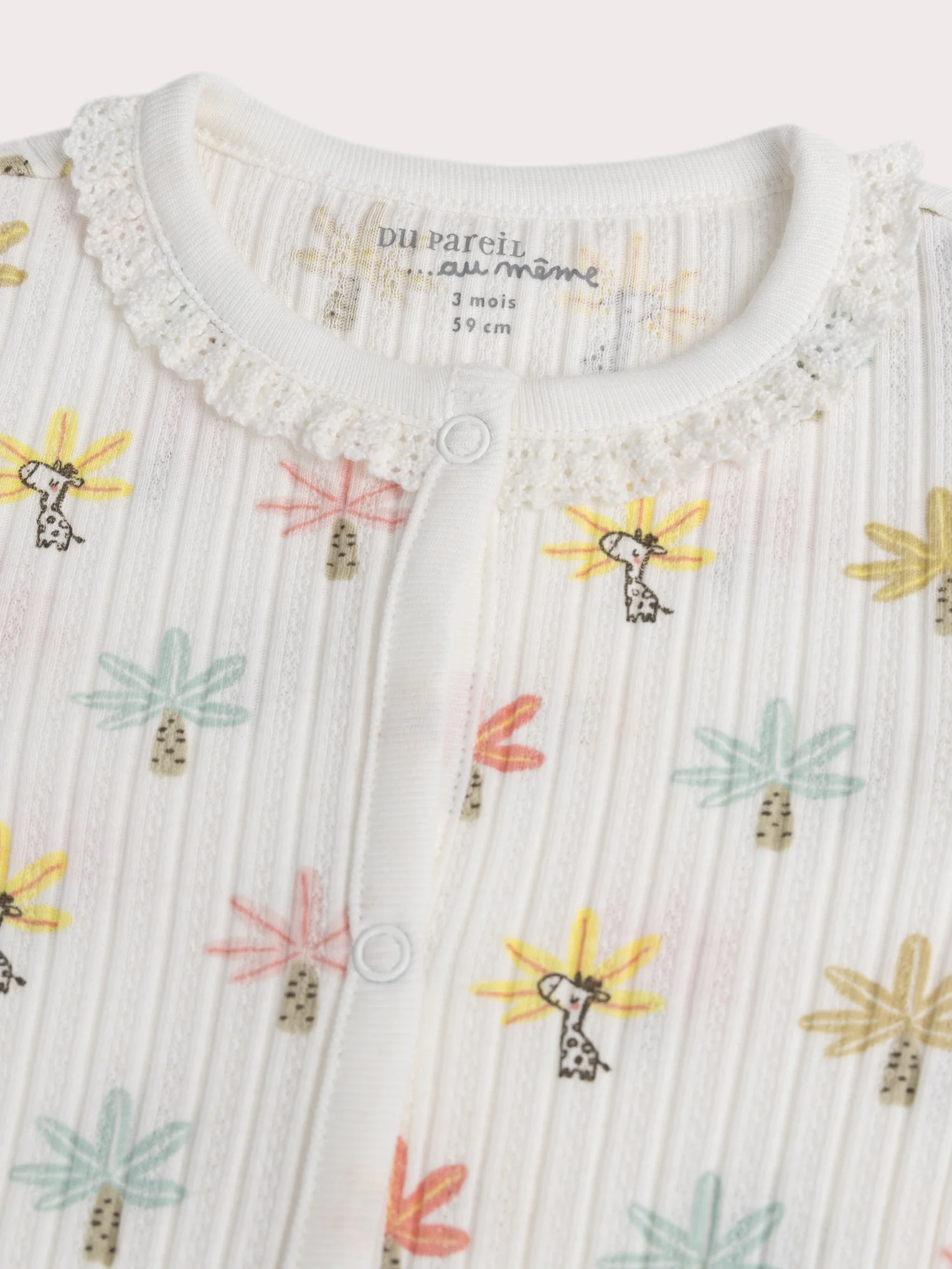 Lot de 2 bodies manches courtes naissance fille - Image 4