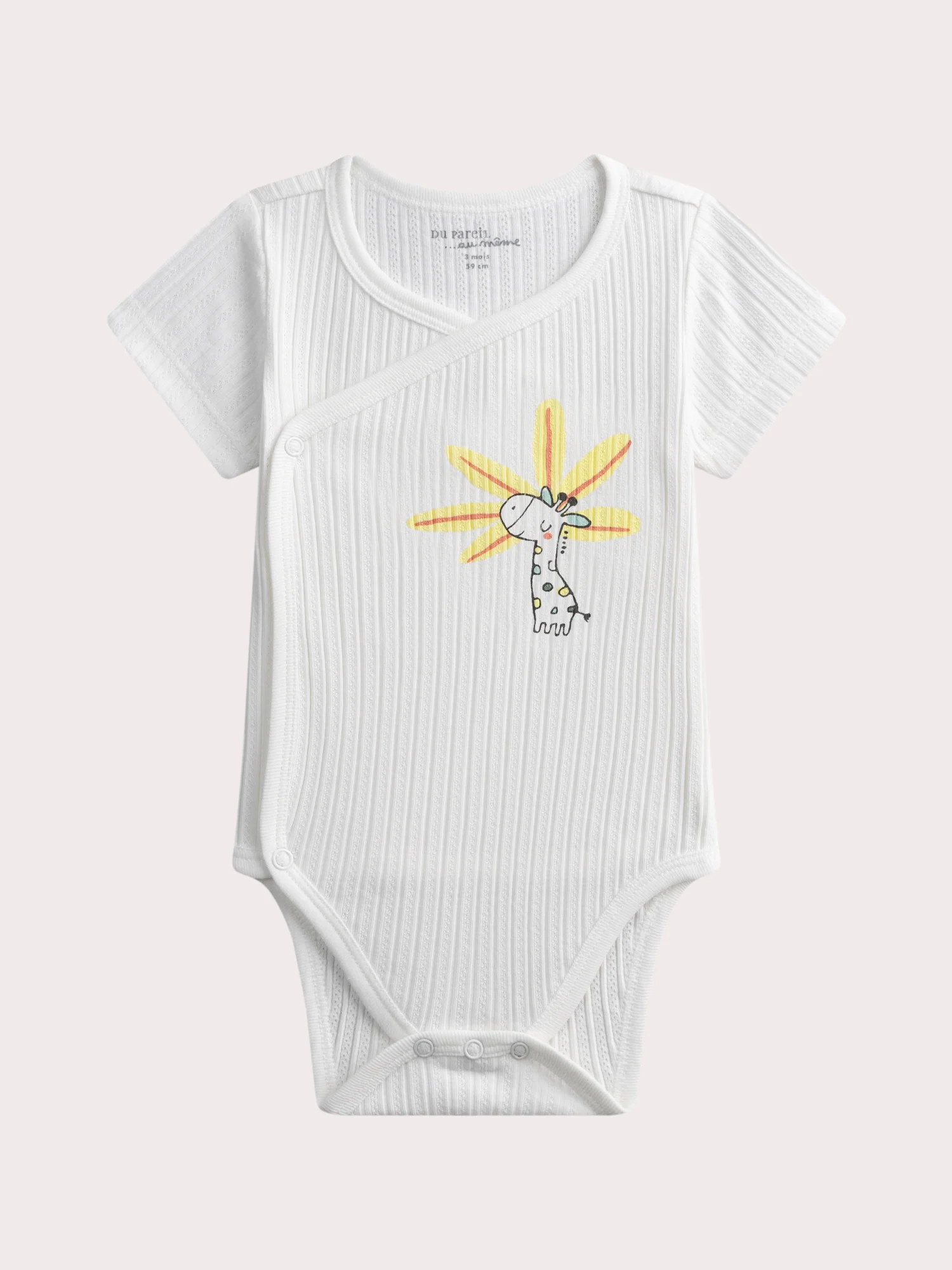 Lot de 2 bodies manches courtes naissance fille - Image 6