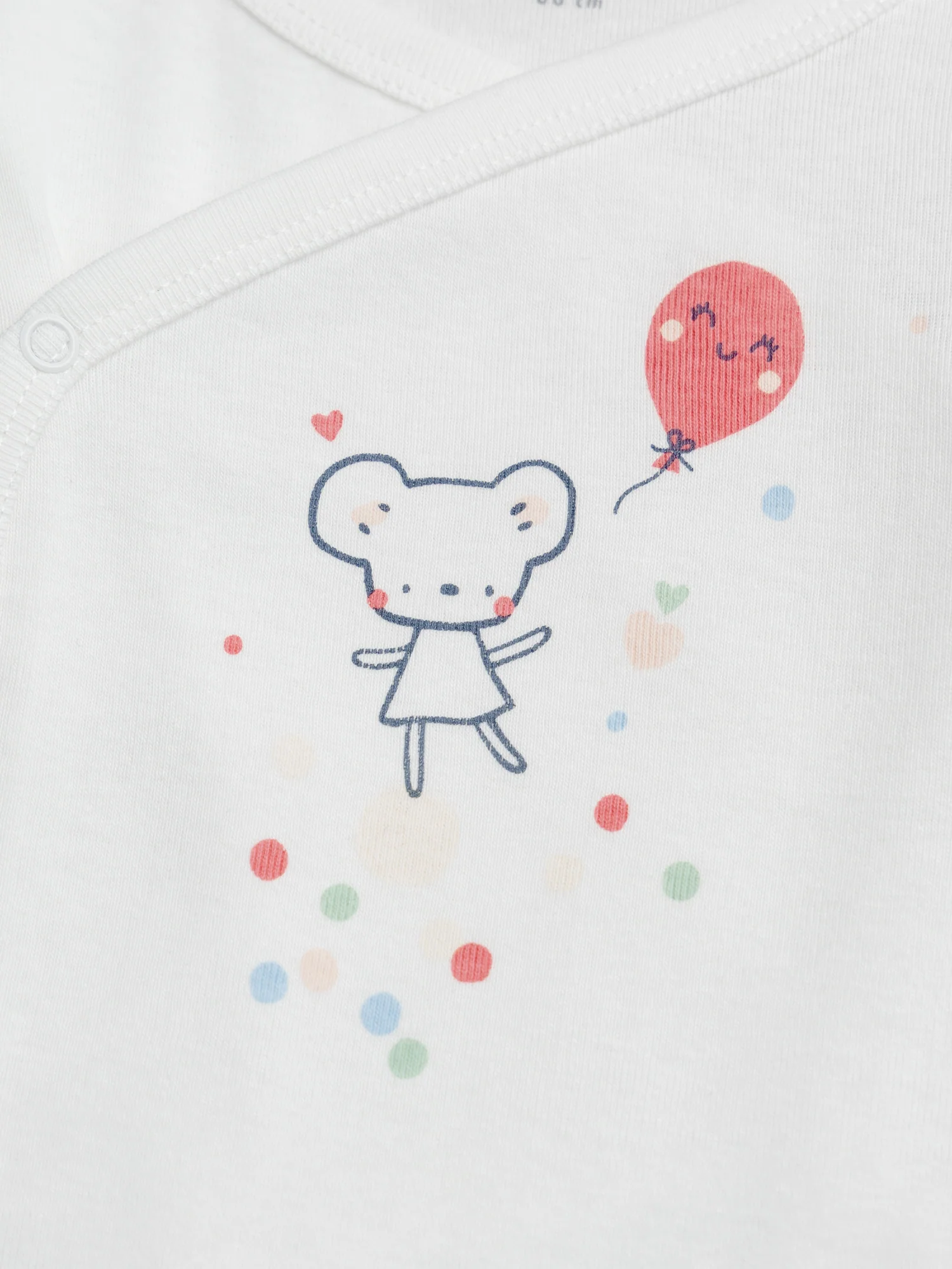 Lot de 2 bodies naissance motif souris pour bébé fille - Image 3