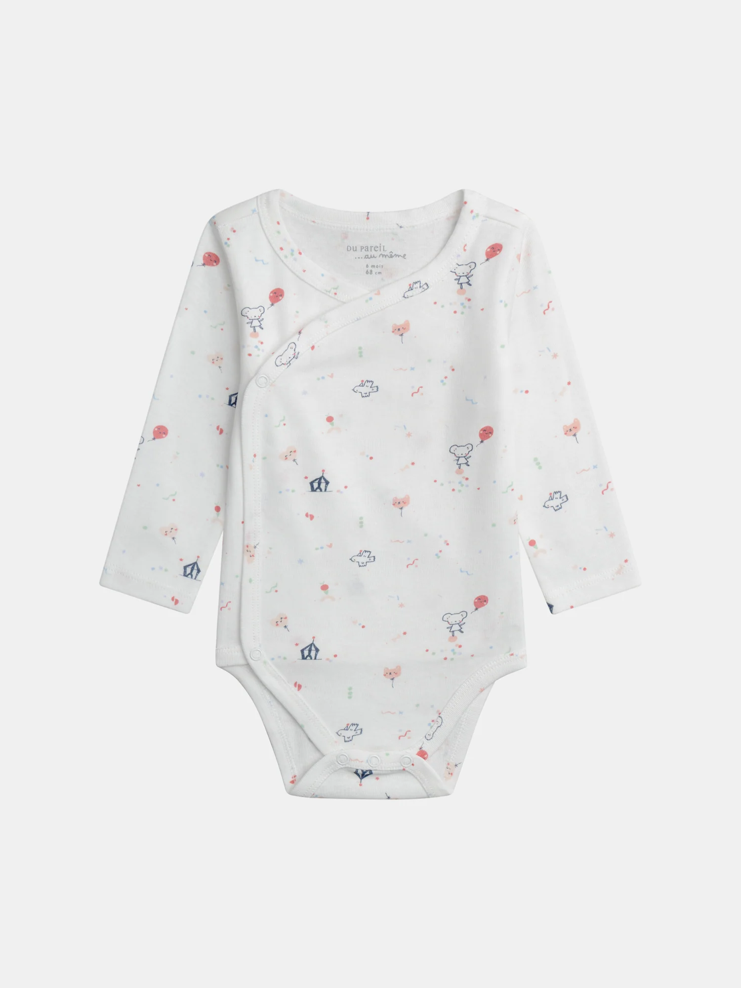 Lot de 2 bodies naissance motif souris pour bébé fille - Image 5