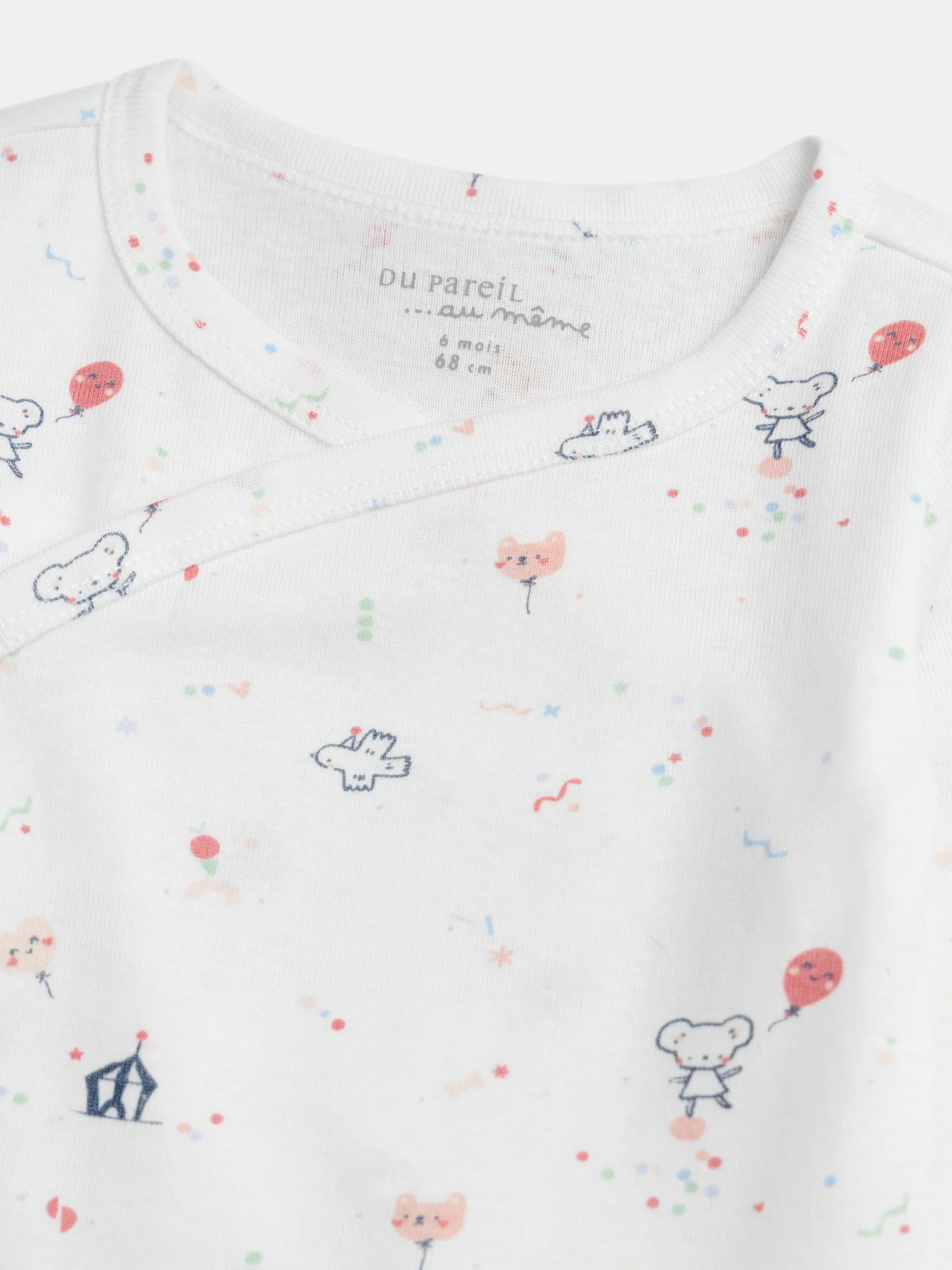 Lot de 2 bodies naissance motif souris pour bébé fille - Image 6