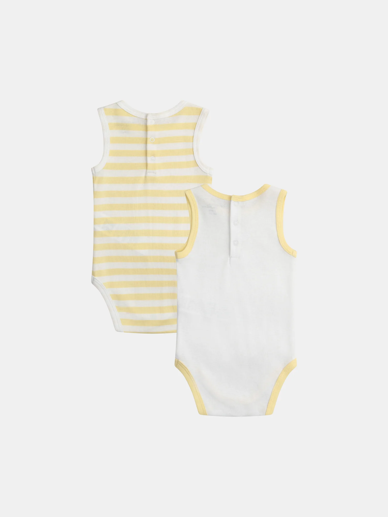 Lot de 2 bodies sans manches rayé et motif tigre pour bébé garçon - Image 5