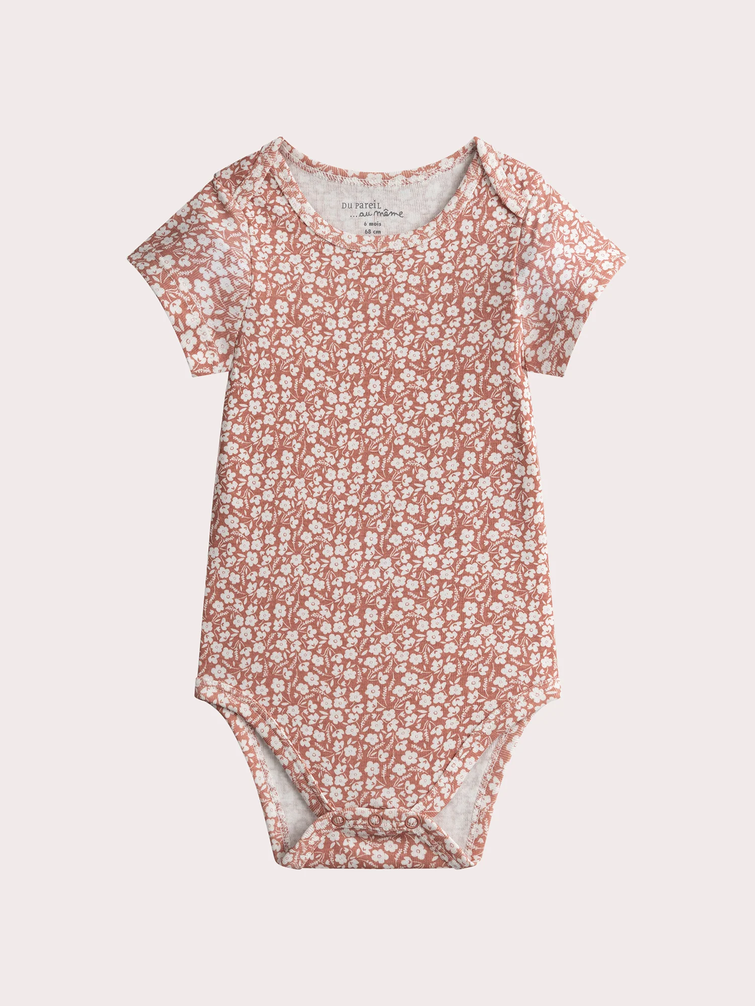 Lot de 2 body à imprimé fleuri pour bébé fille - Image 4