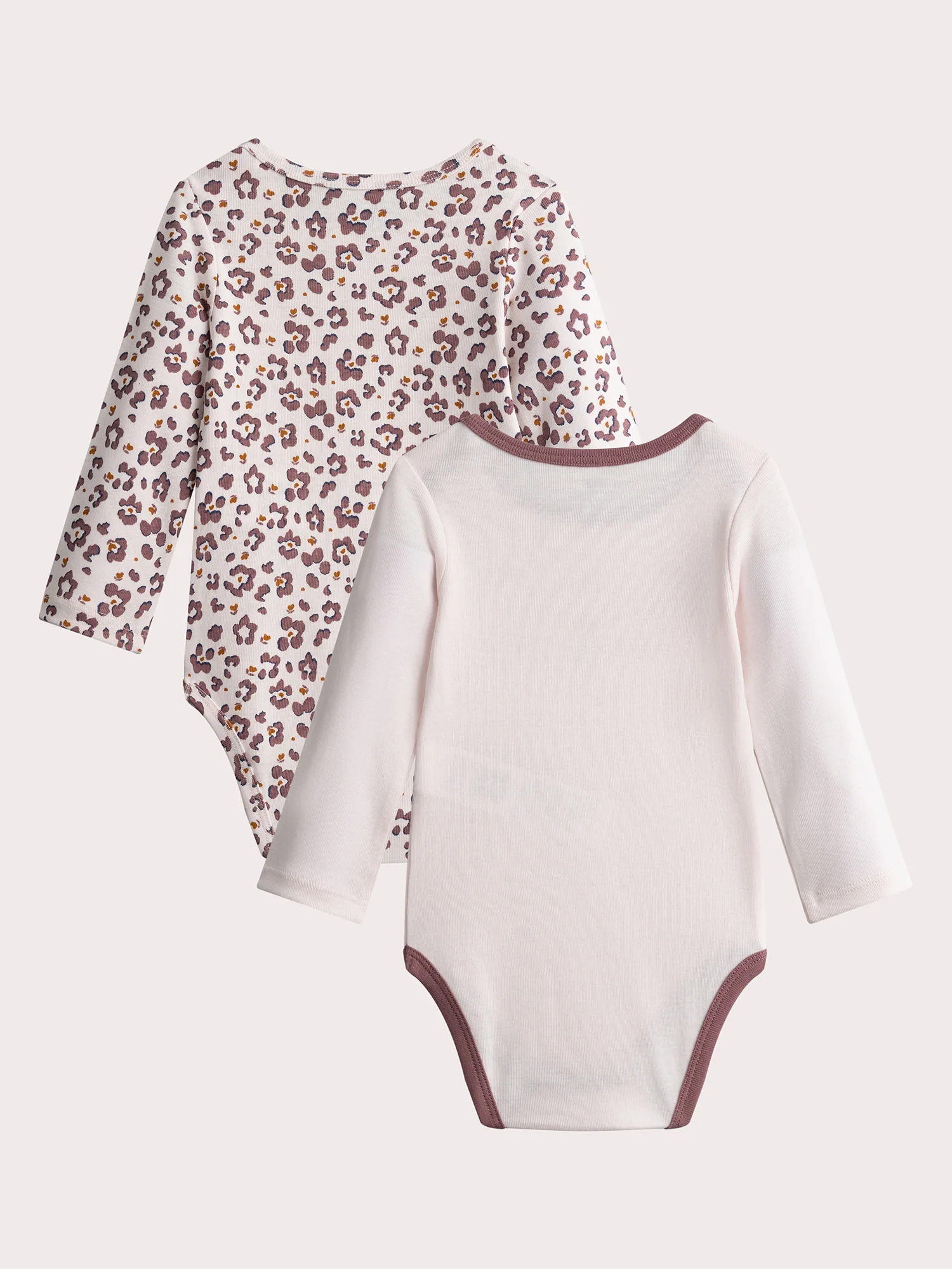 Lot de 2 body manches longgues à imprimé panthere pour bébé fille - Image 6