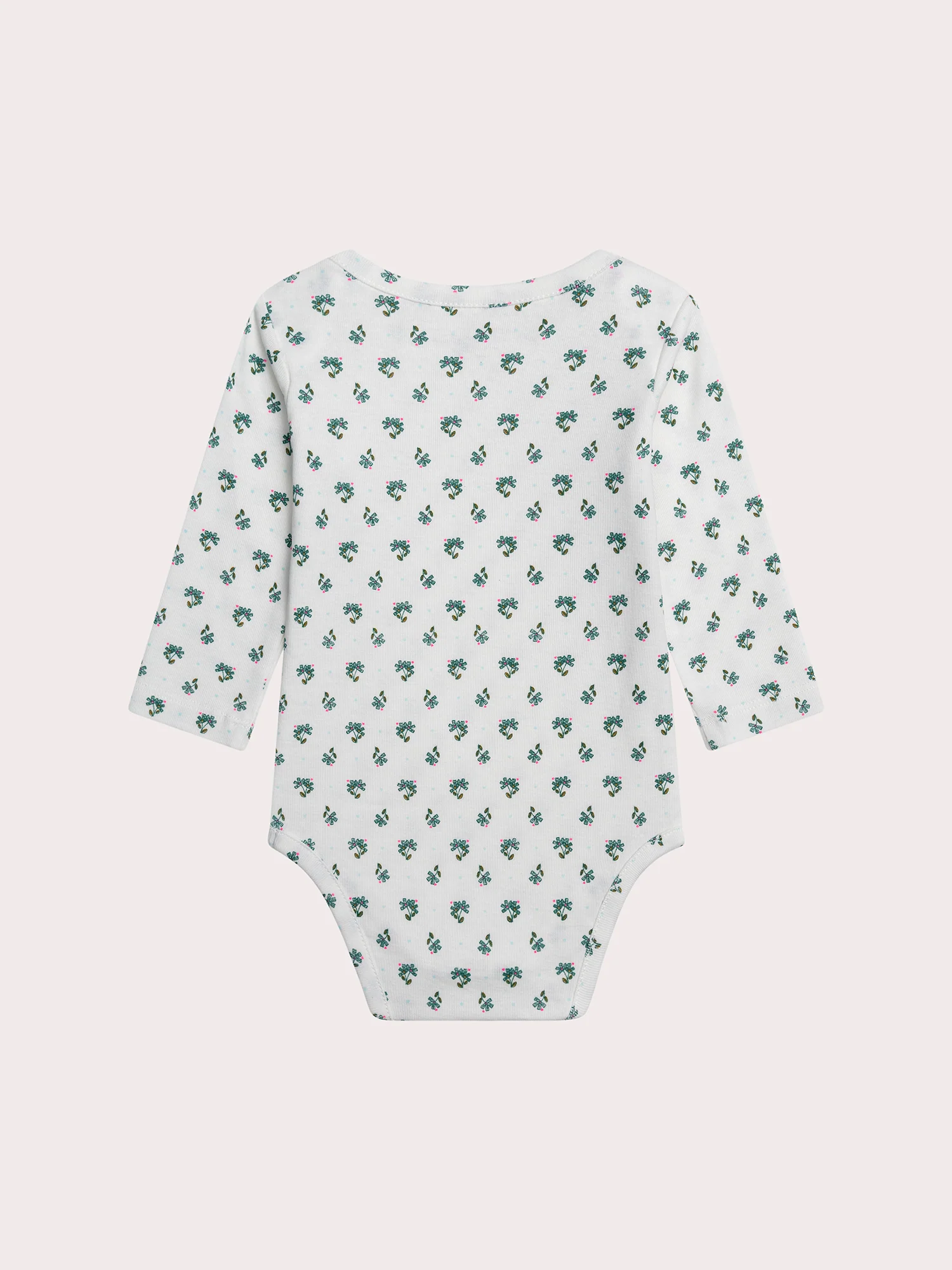 Lot de 2 bodys fleurs pour bébé fille - Image 4