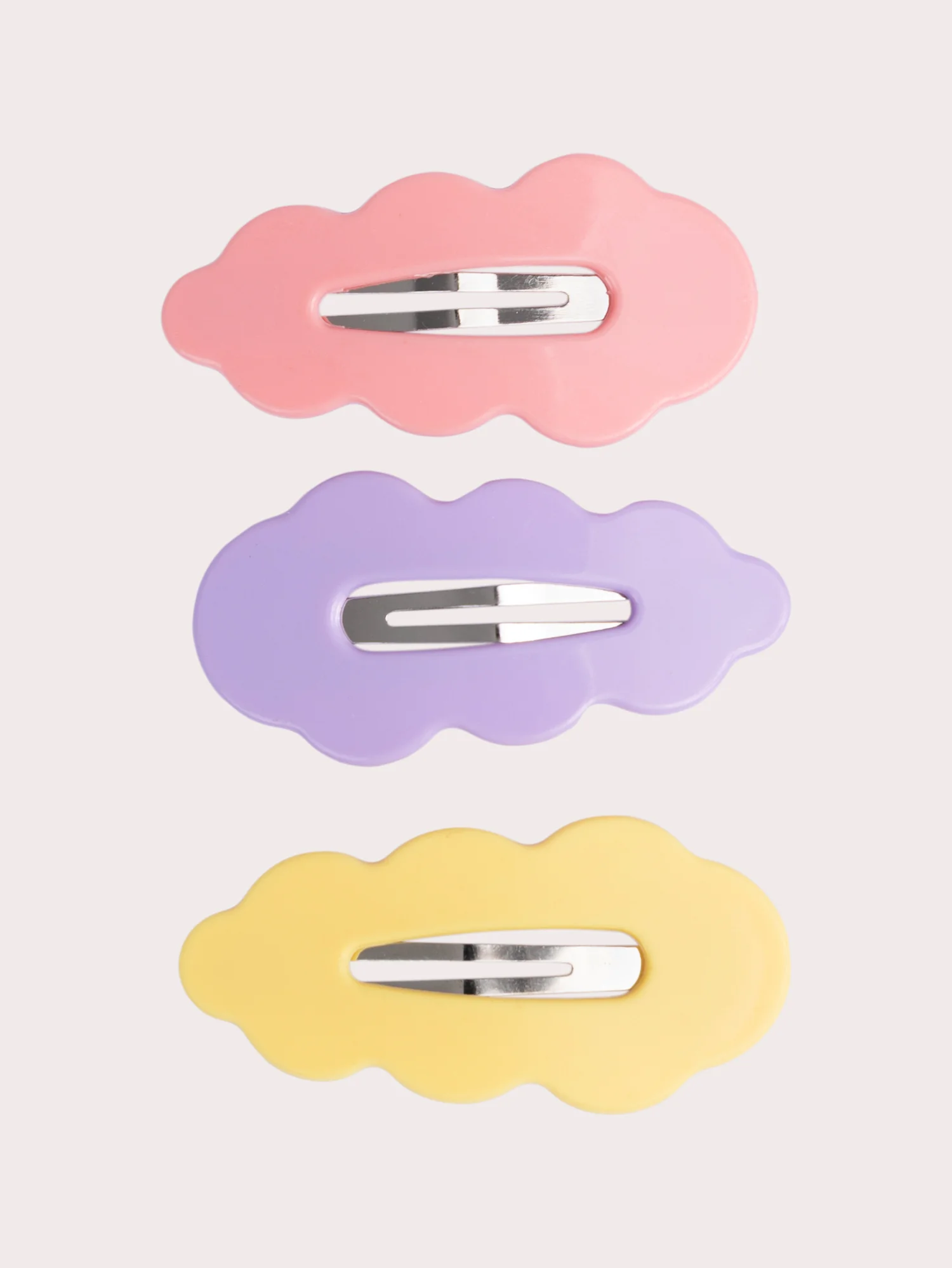 Lot de 3 barrettes pastel pour fille - Image 2
