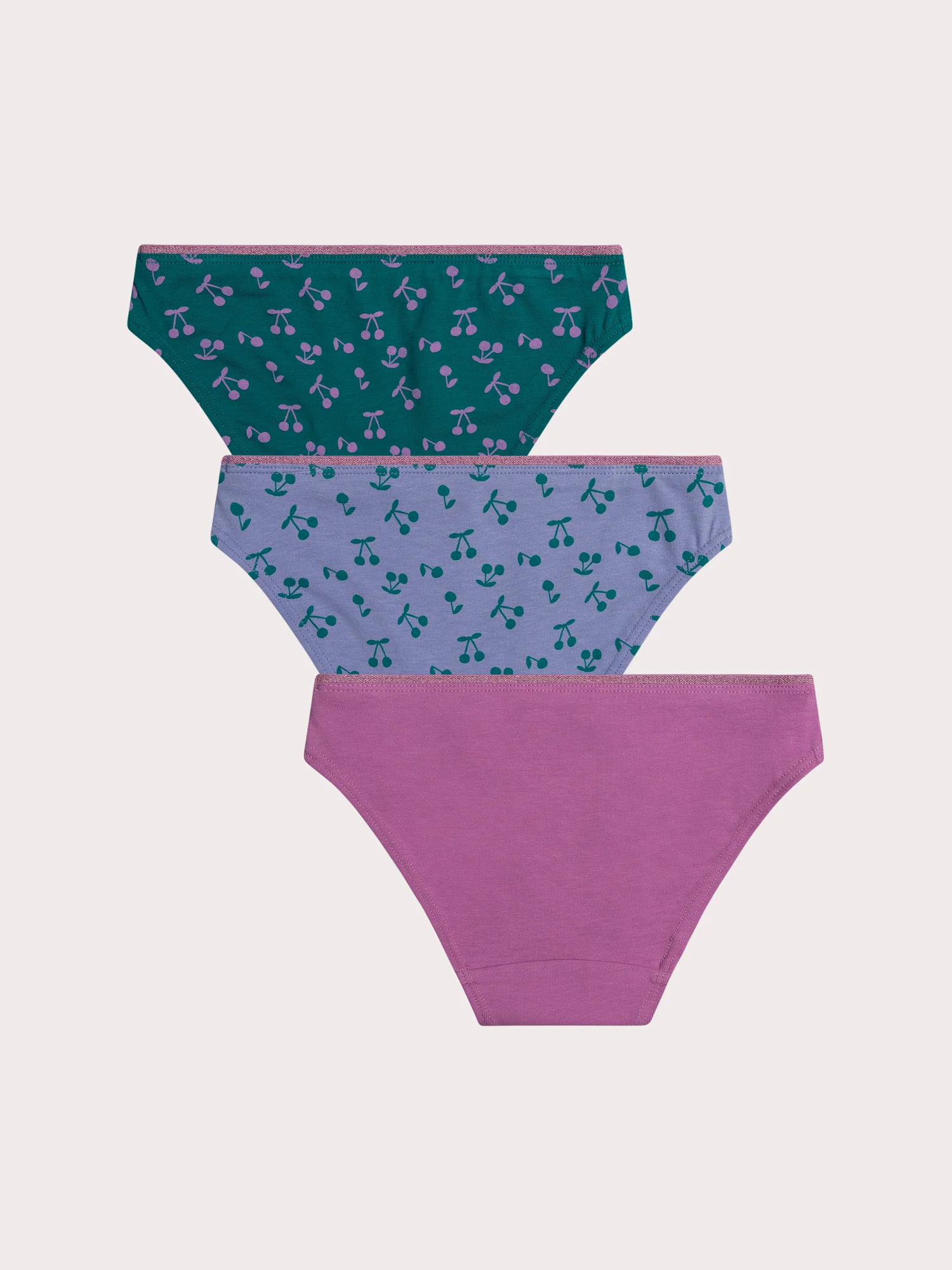 Lot de 3 culottes cerises pour enfant fille - Image 5
