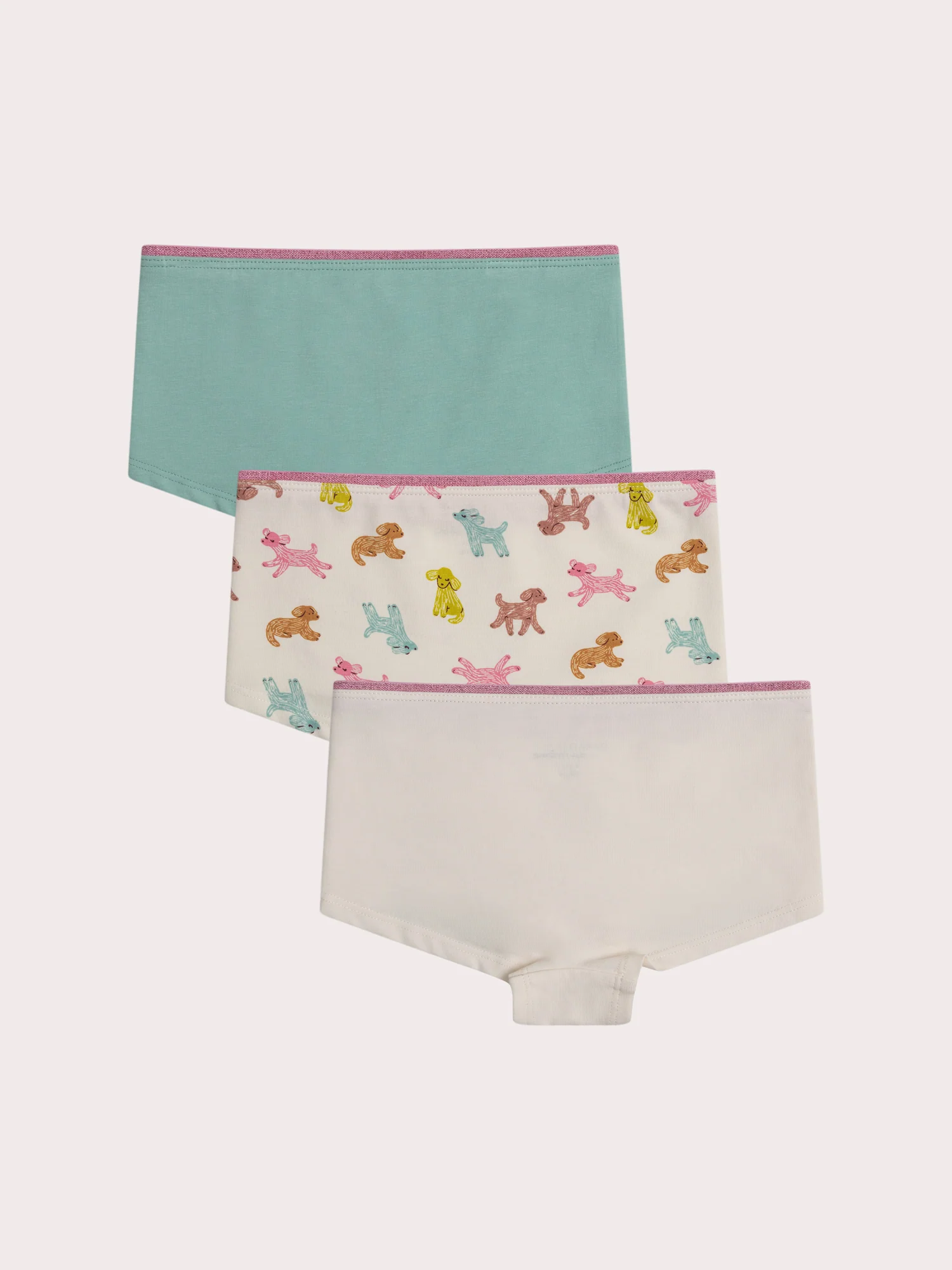 Lot de 3 shorty chiens pour enfant fille - Image 5