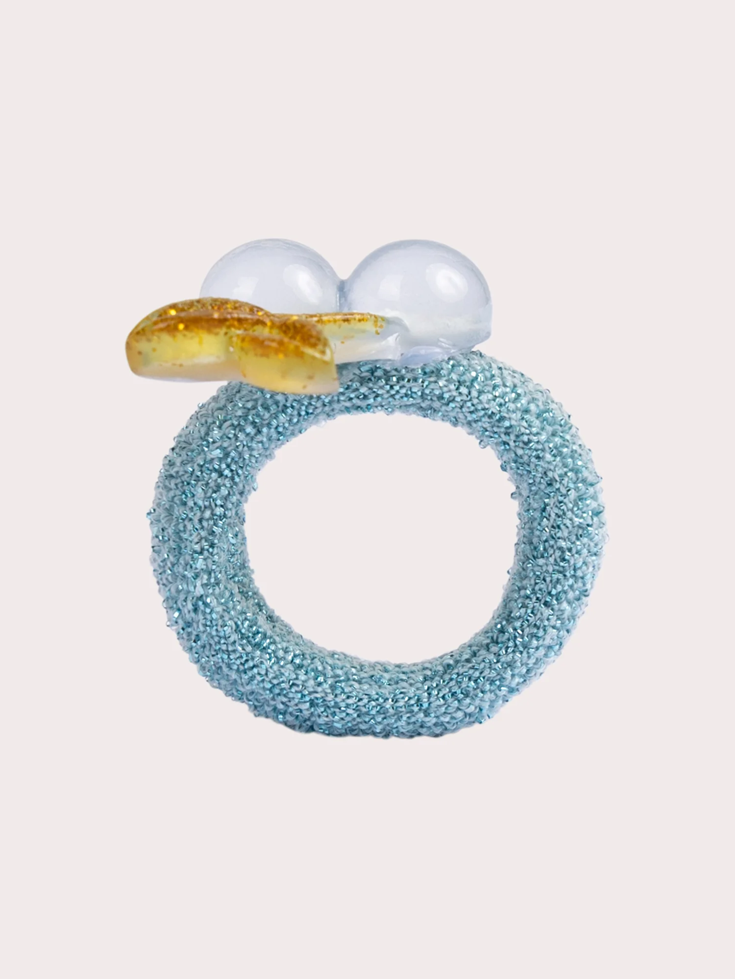 Lot de 4 élastiques nœuds et cerise pour fille - Image 2