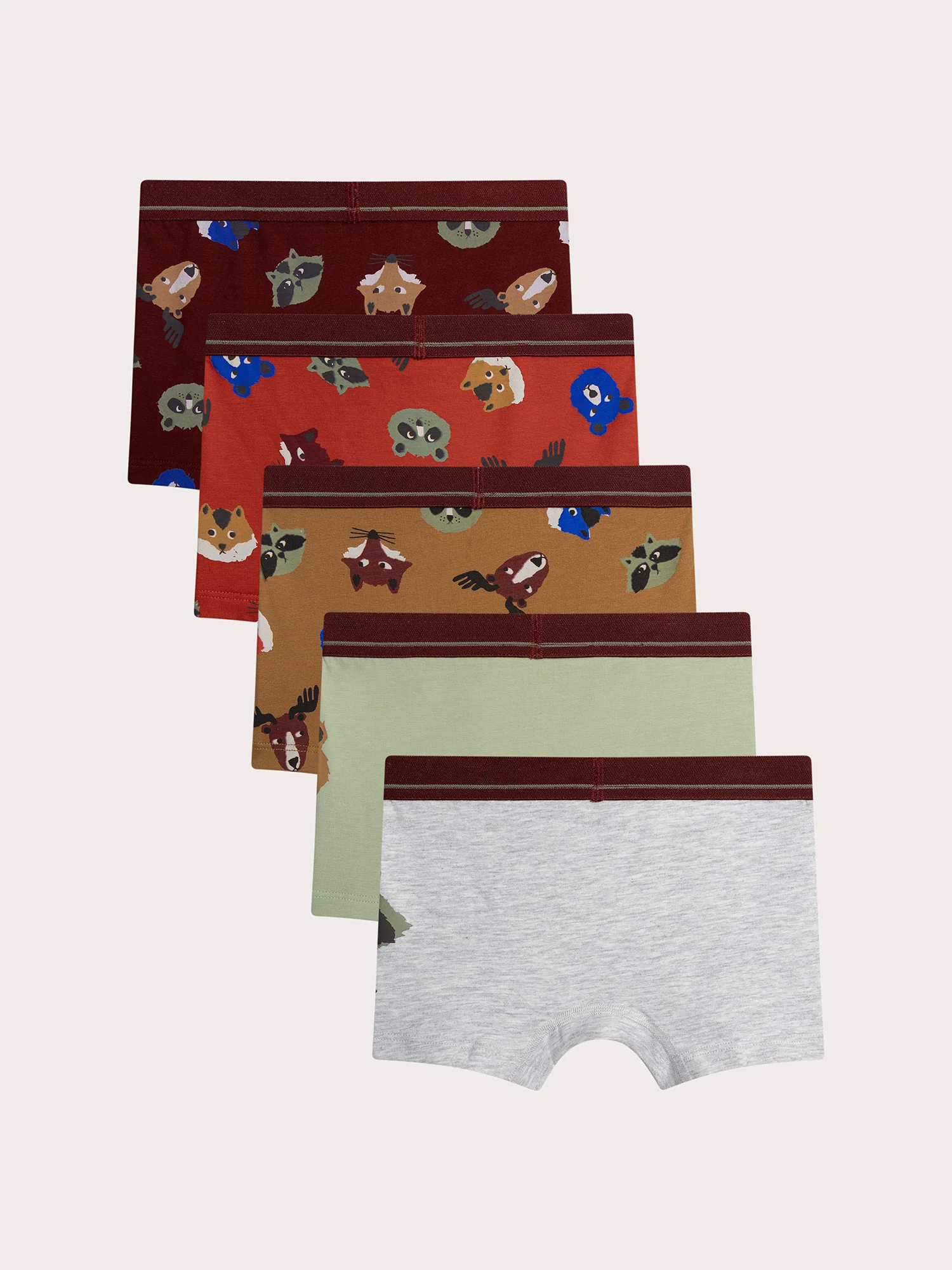 Lot de 5 boxers animaux pour enfant garçon - Image 5