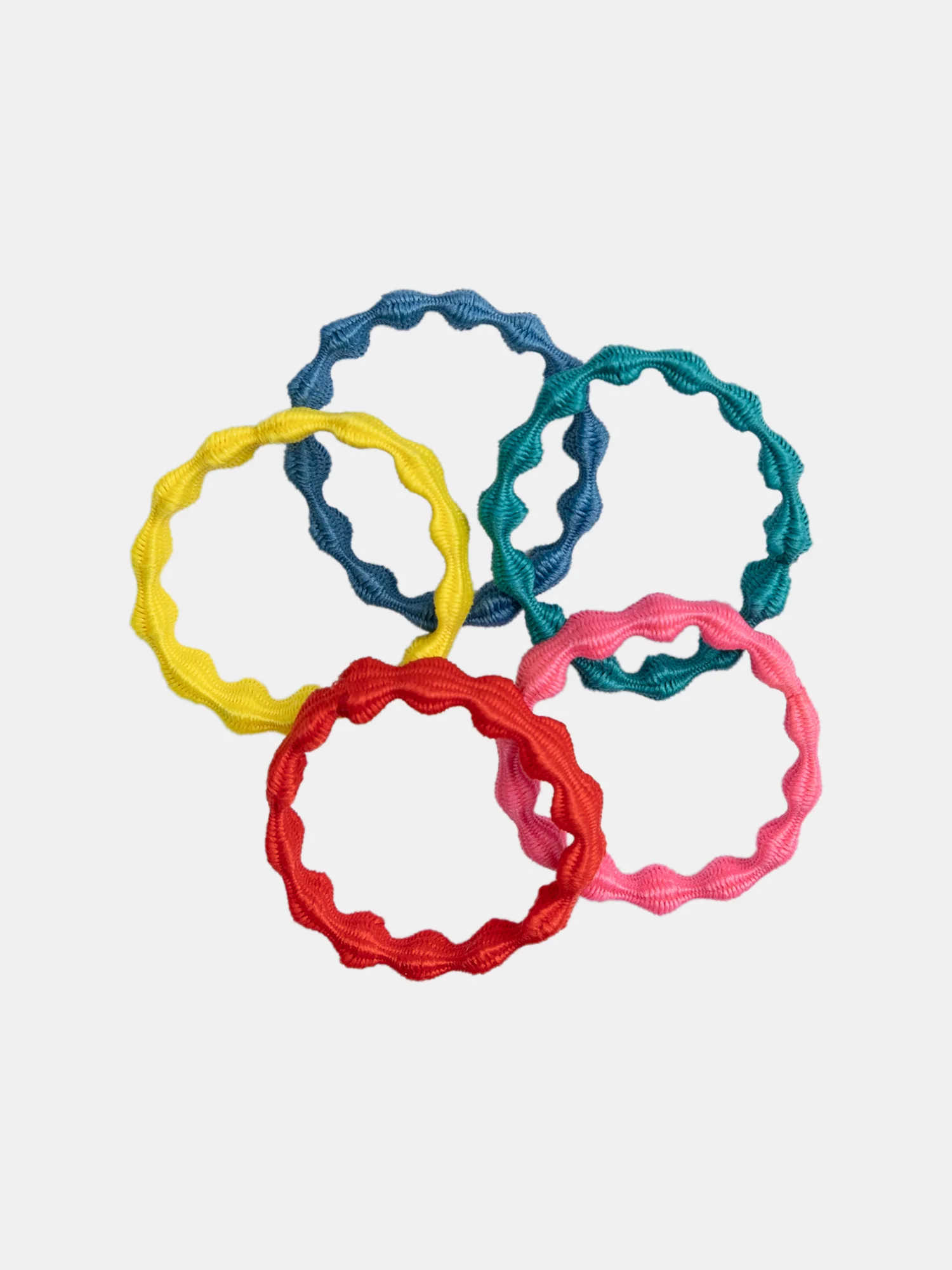 Lot de 5 élastiques multicolores pour fille