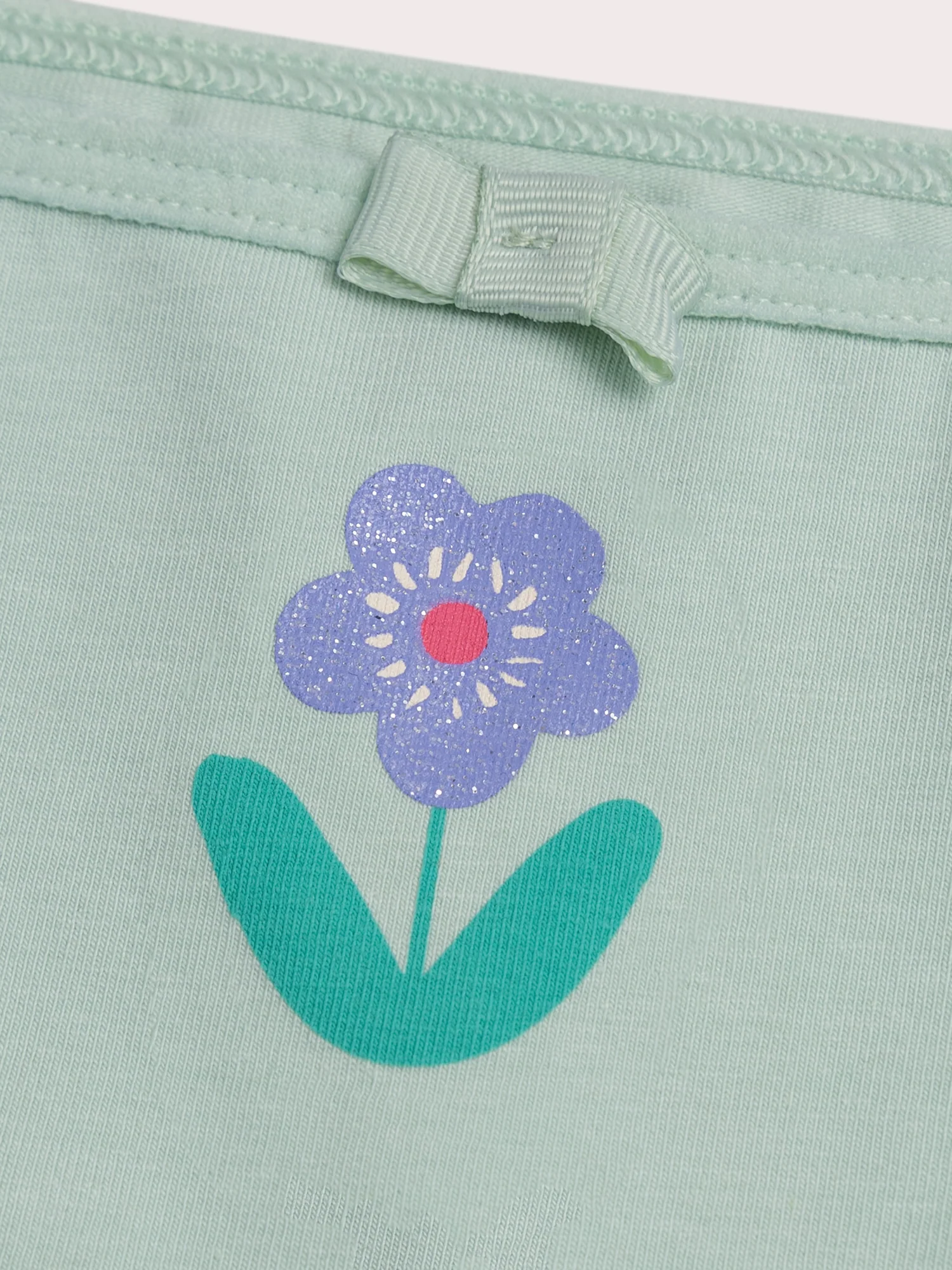 Lot de 5 shorty fleurs pour enfant fille - Image 3