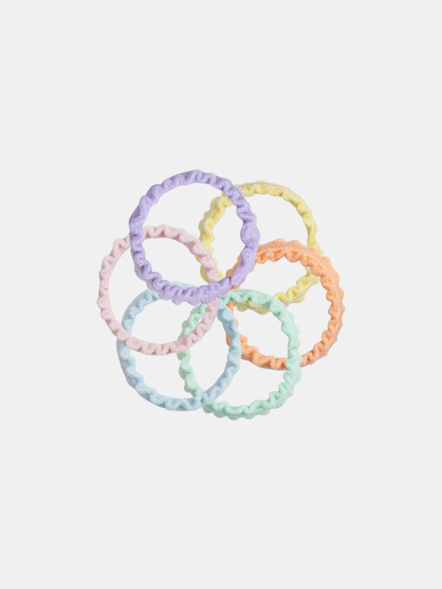 Lot de 6 élastiques multicolores pour fille