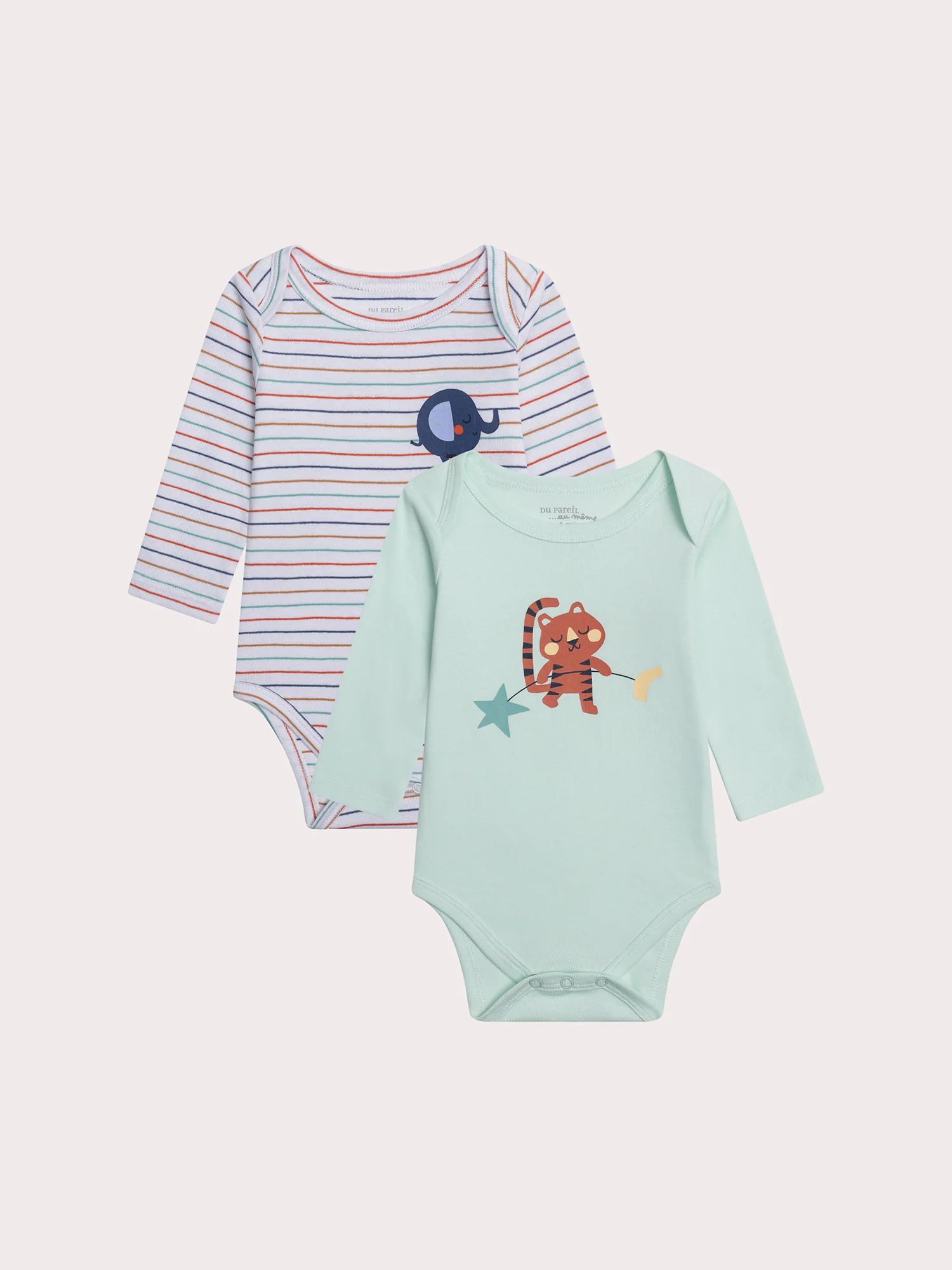 Lot de deux bodys cirque pour bébé garçon - Image 7