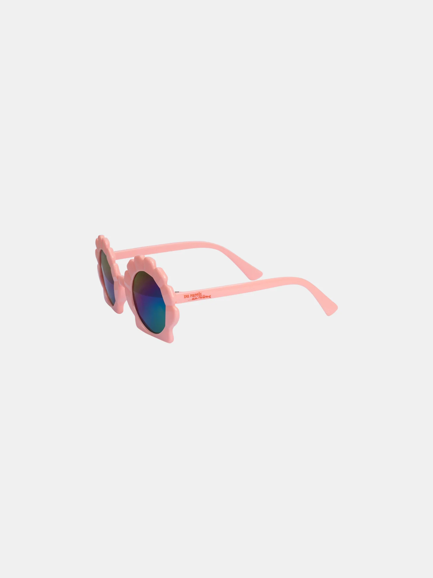 Lunettes de soleil coquillages rose pour fille - Image 2