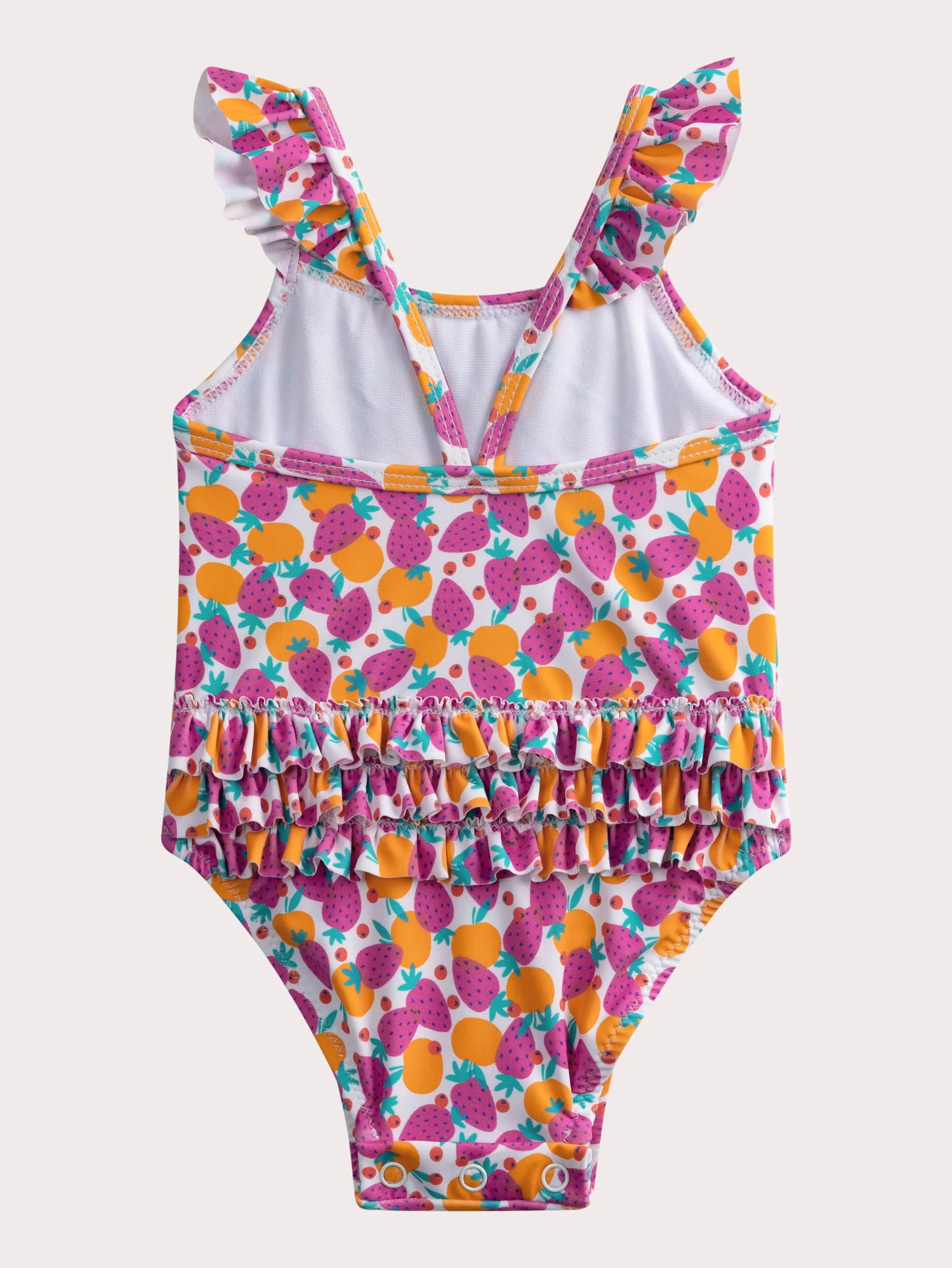 Maillot de bain 1 piece imprimé fruits bébé fille - Image 3
